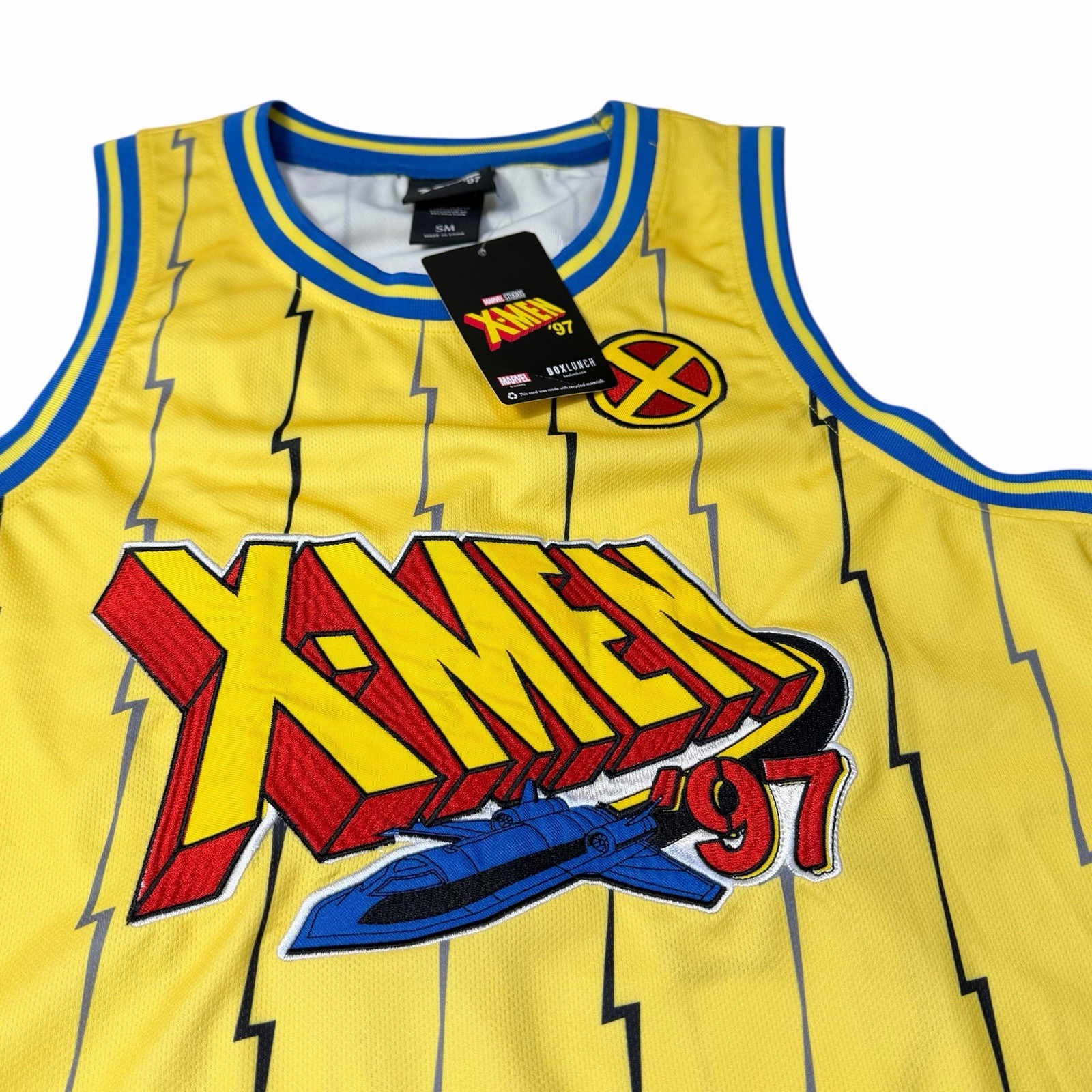 Marvel Studios X-Men Wolverine ‘97 Logan Basketball Jersey Men’s Size Small NEW