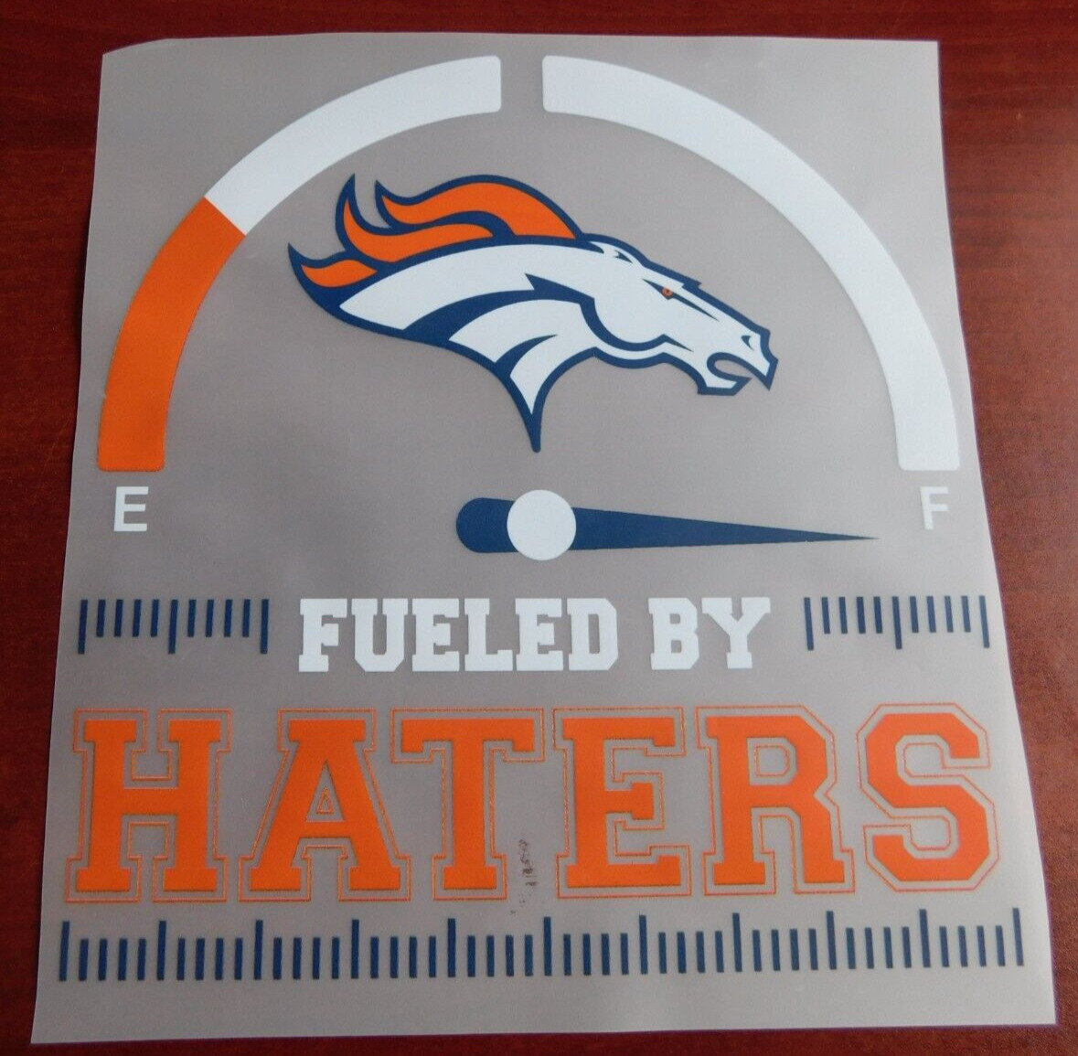 Denver Broncos 8″ DTF Heat Transfer Iron On FREE Shipping (B5)