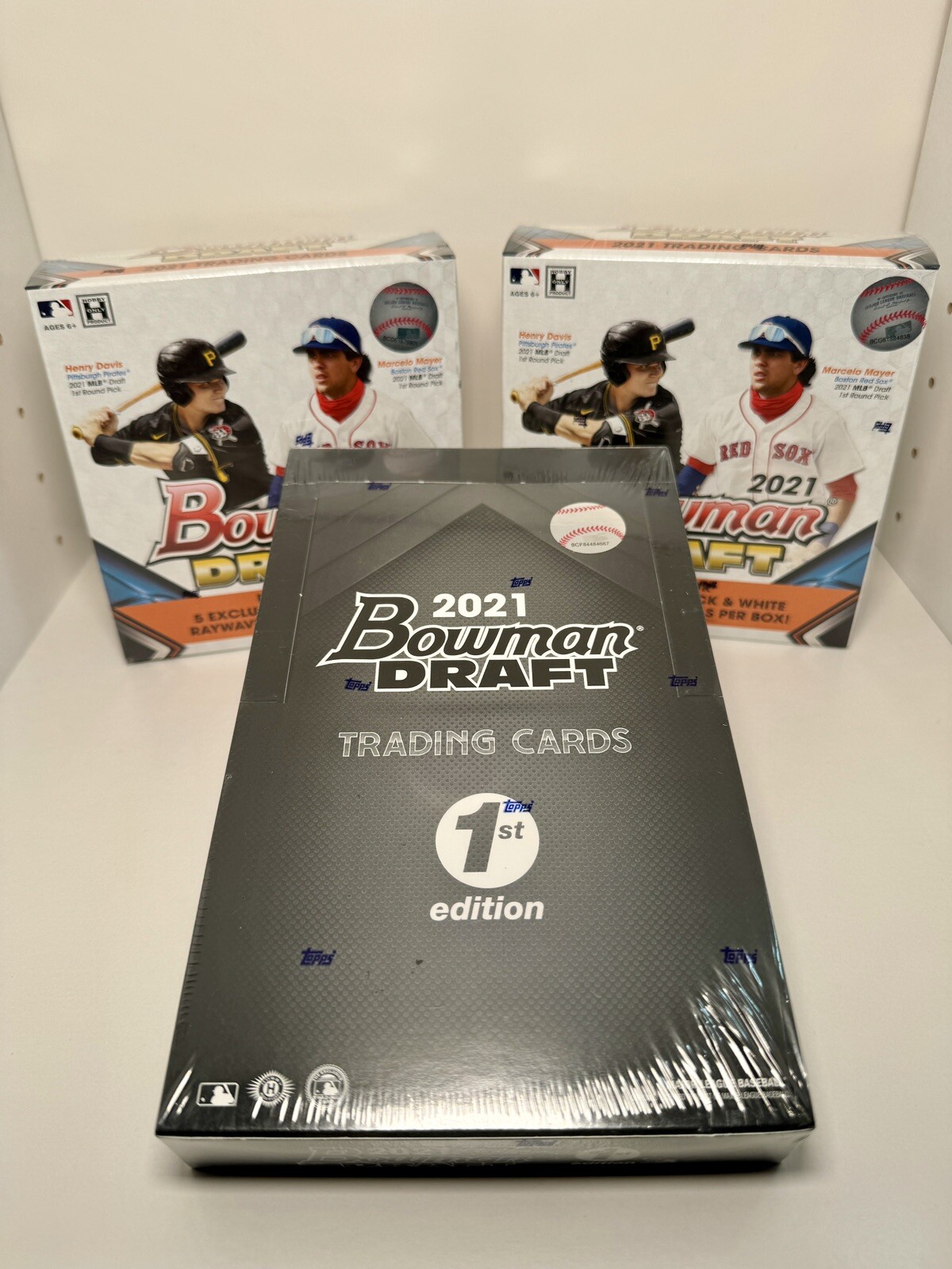 2021 Bowman Draft ⚾️ 1 1st Edition Hobby & 2 Hobby Lite ⚾️ Cowser, Merrill 1sts