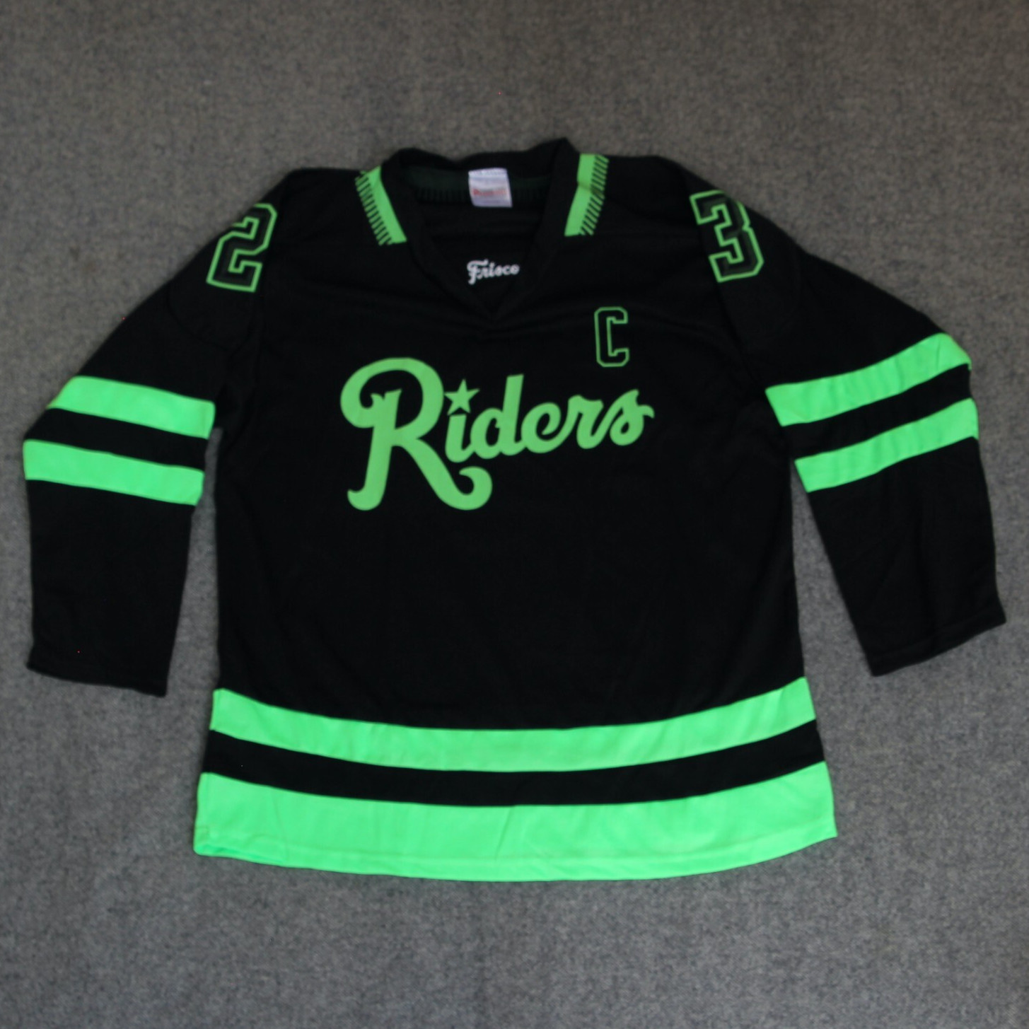 Frisco RoughRiders x DALLAS STARS Hockey Jersey Adult S MiLB Theme Night Collab