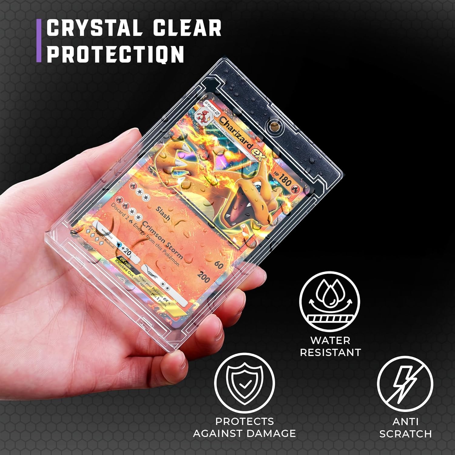 Resealable Premium Magnetic Card Case Ultra Durable Acid Free 4.3″x2.8″ 5 Pk