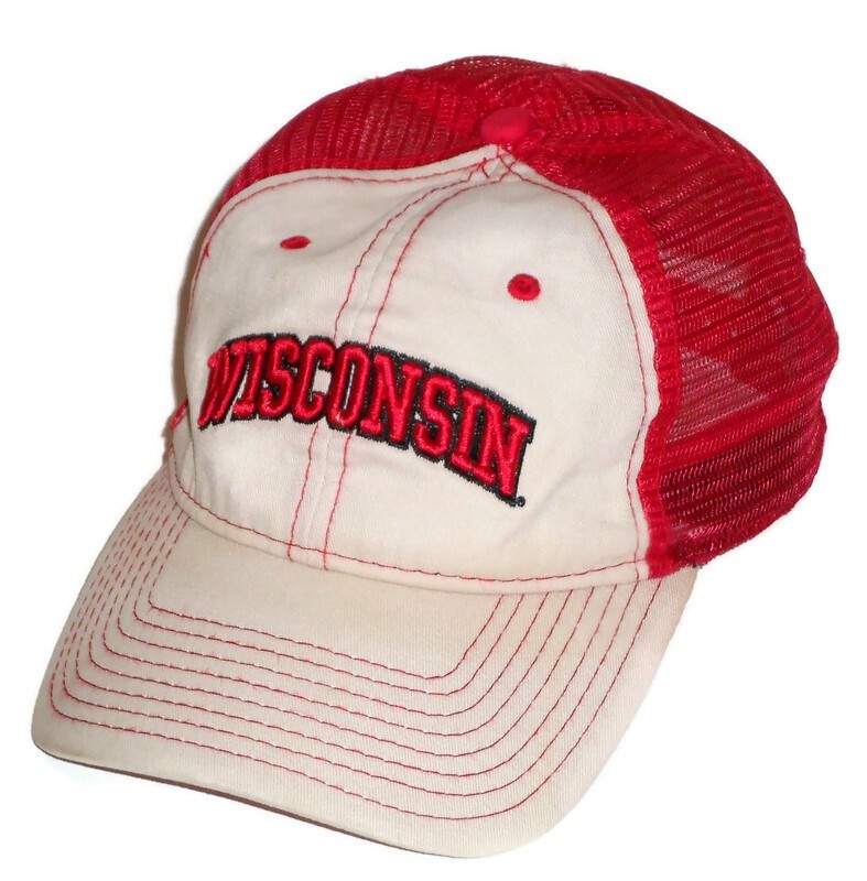 Wisconsin Badgers Embroidered The Game Cap Mesh Snapback One Size Fits Most