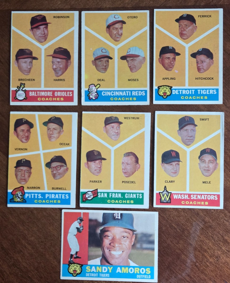 1960 Topps Baseball Starter Set – 210 different cards avg. G-VG, 1 high number