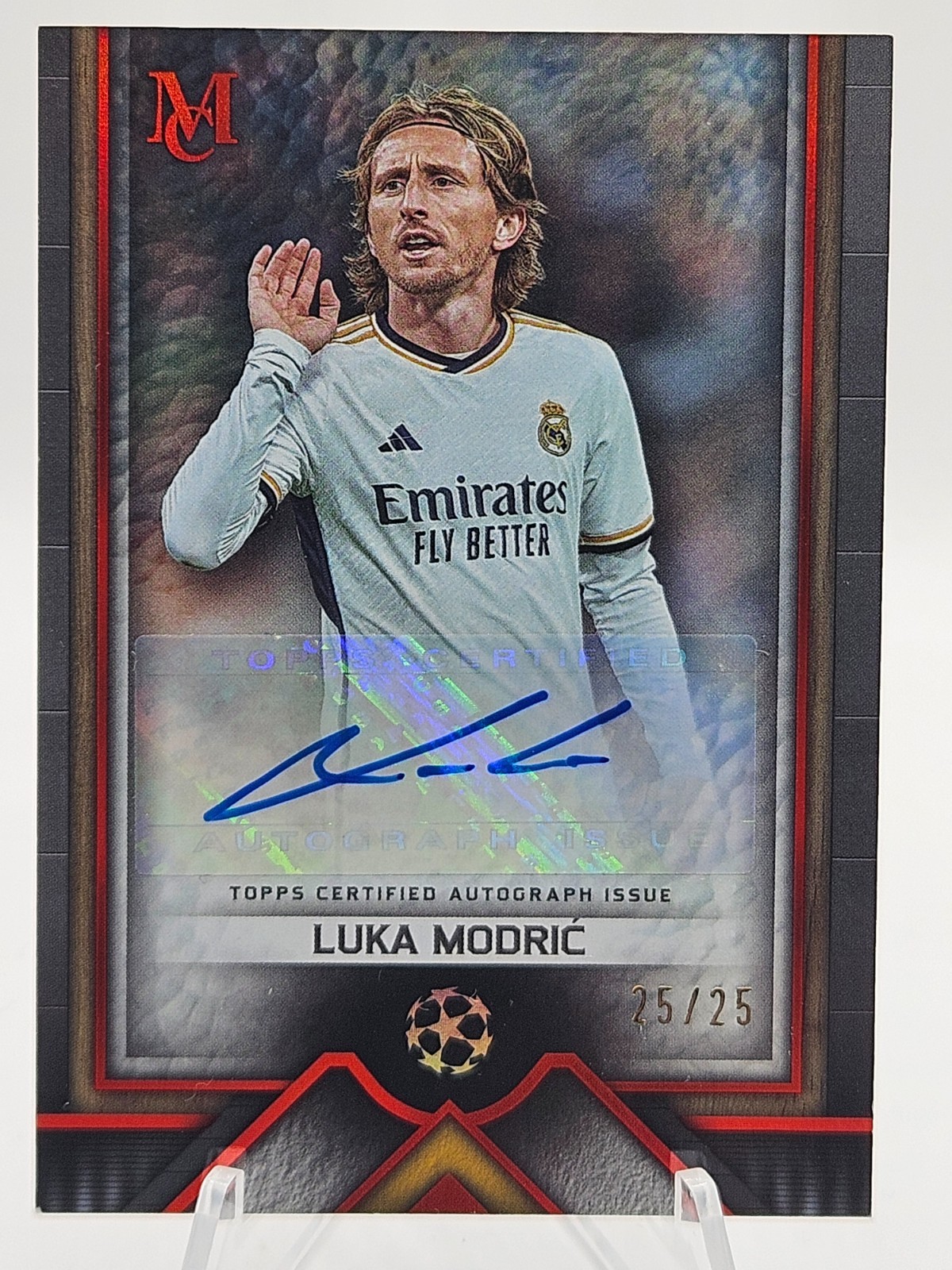 Luka Modric Topps Museum UEFA Archival Autograph Auto 25/25 Real Madrid SSP