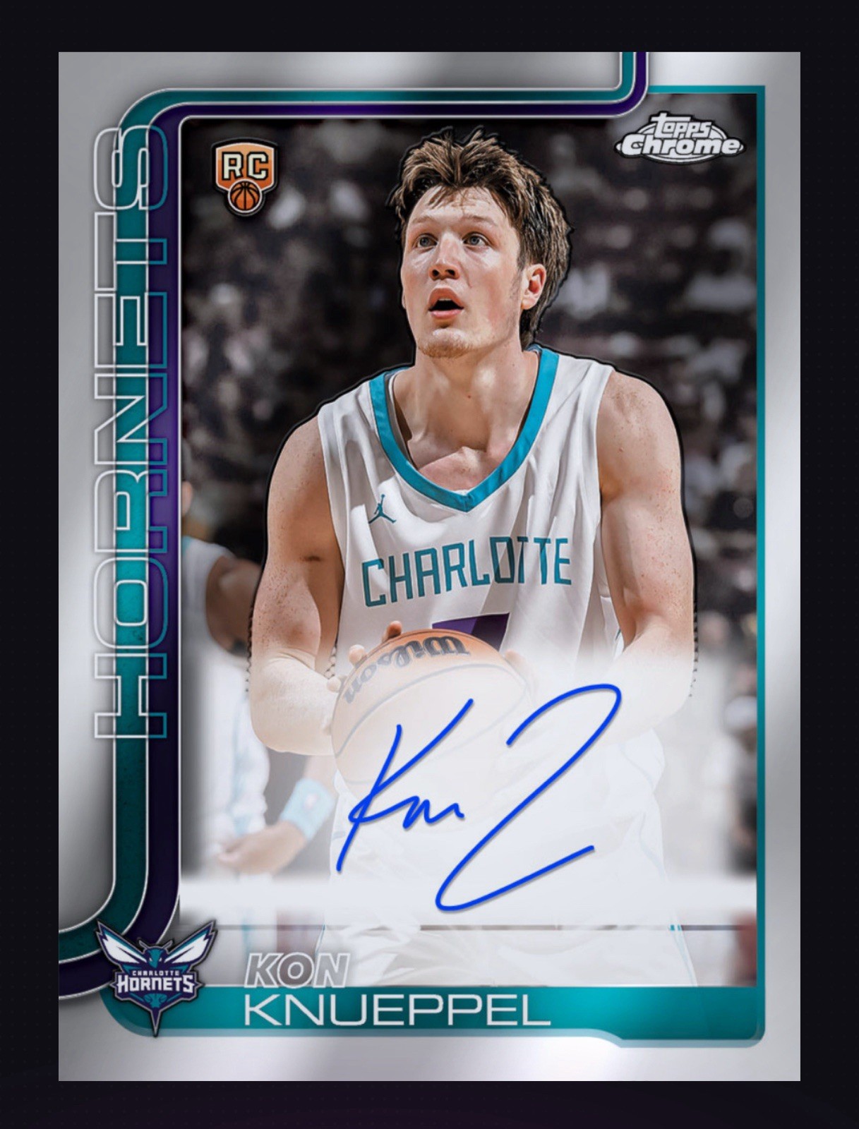 2025-26 Topps Chrome – Kon Knueppel Rookie Auto 🔥Topps NBA Collect DIGITAL🔥