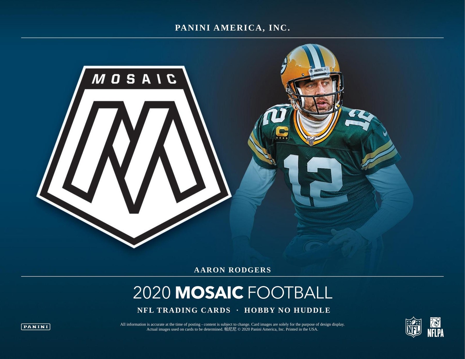 2020 PANINI MOSAIC NO HUDDLE FOOTBALL HOBBY BOX