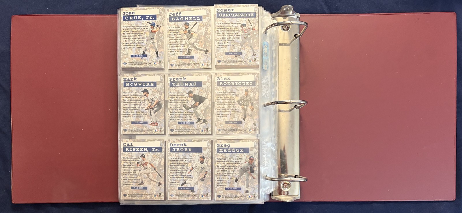 1998 Fleer Sports Illustrated Complete Set + 3 Inserts Sets in Pages & Binder!!!