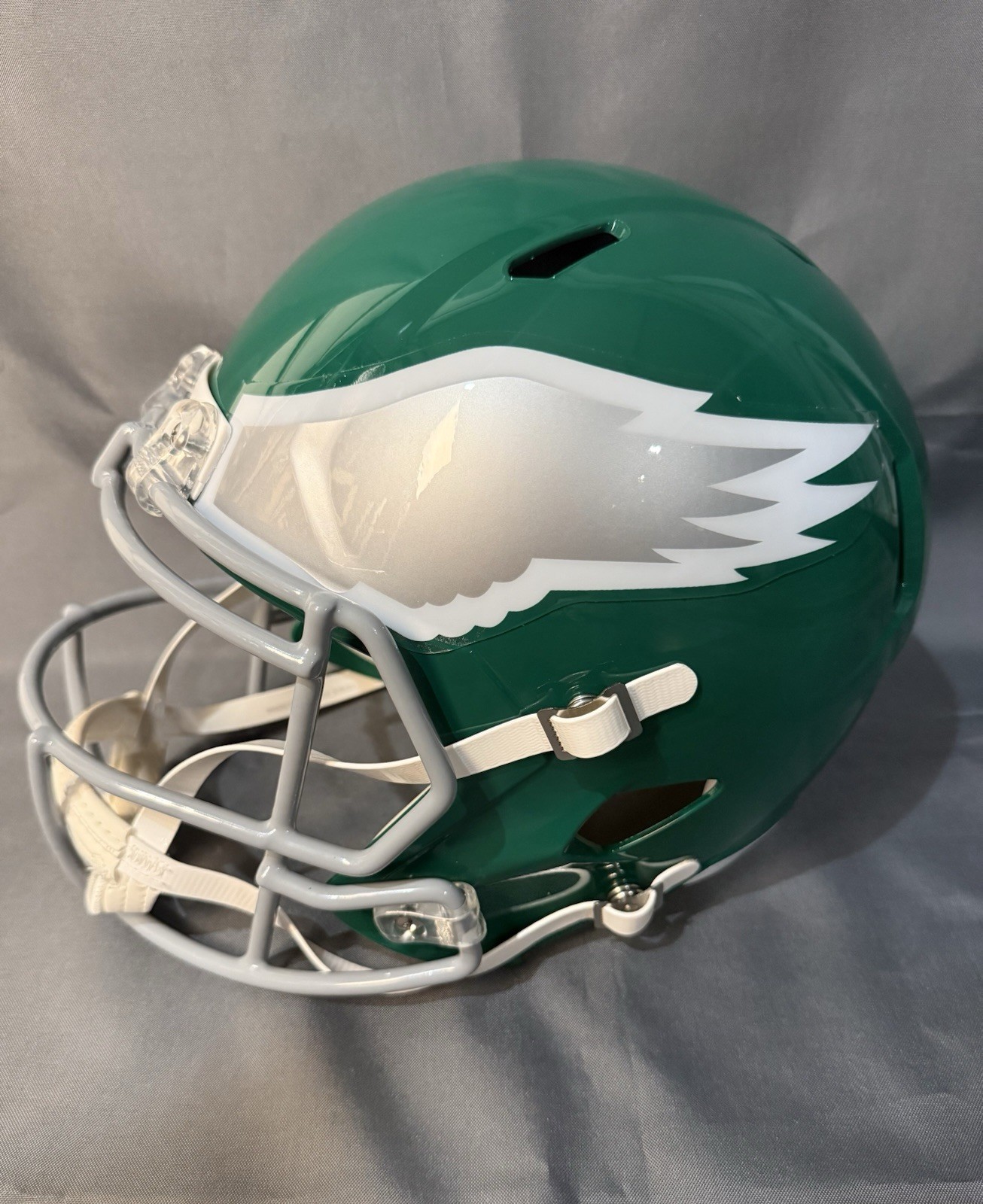 Randall Cunningham Signed Eagles Full Size Kelly Green Speed Replica Helmet BAS