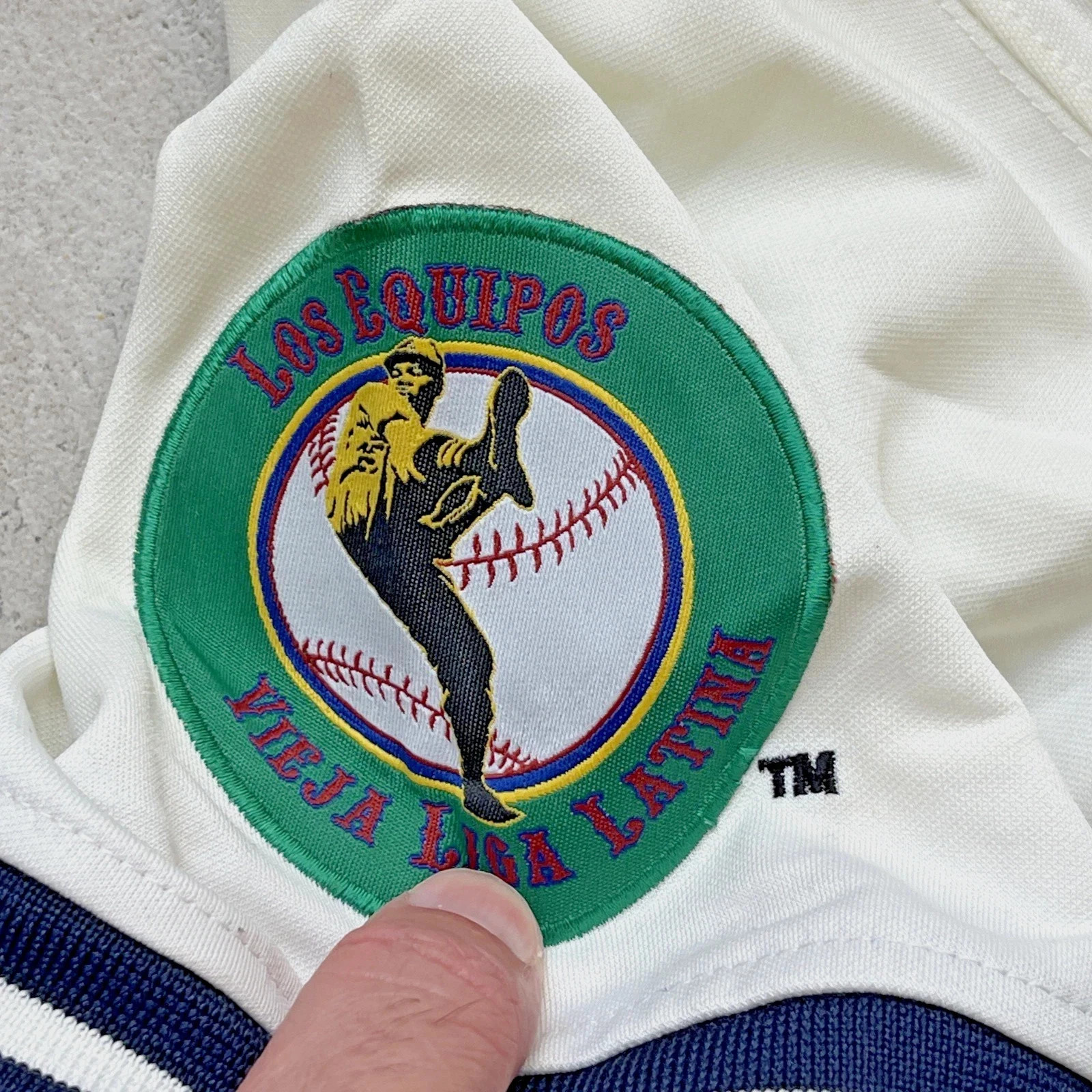 LOS EQUIPOS PUERTO RICO LATIN LEAGUE SANTURCE CRABBERS BASEBALL JERSEY MEN 2XL