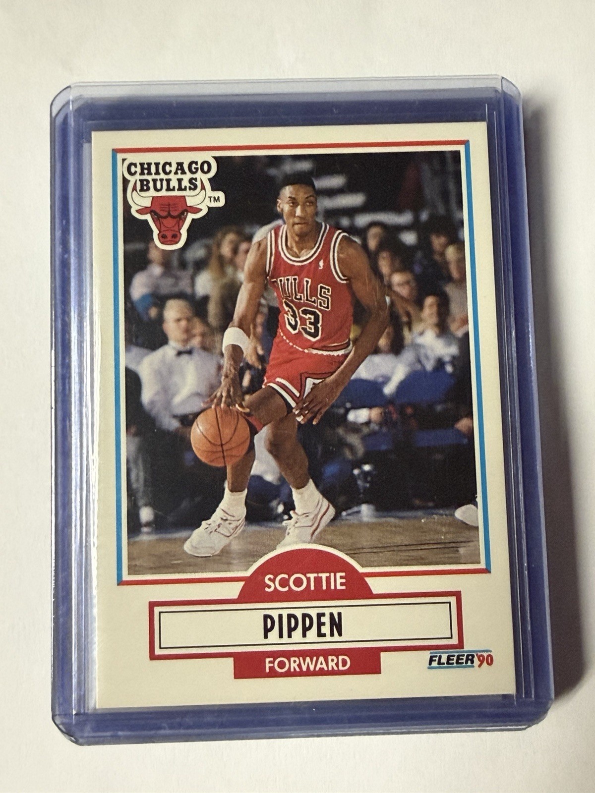 1990-91 FLEER SCOTTIE PIPPEN CHICAGO BULLS #30 – HOF – Mint