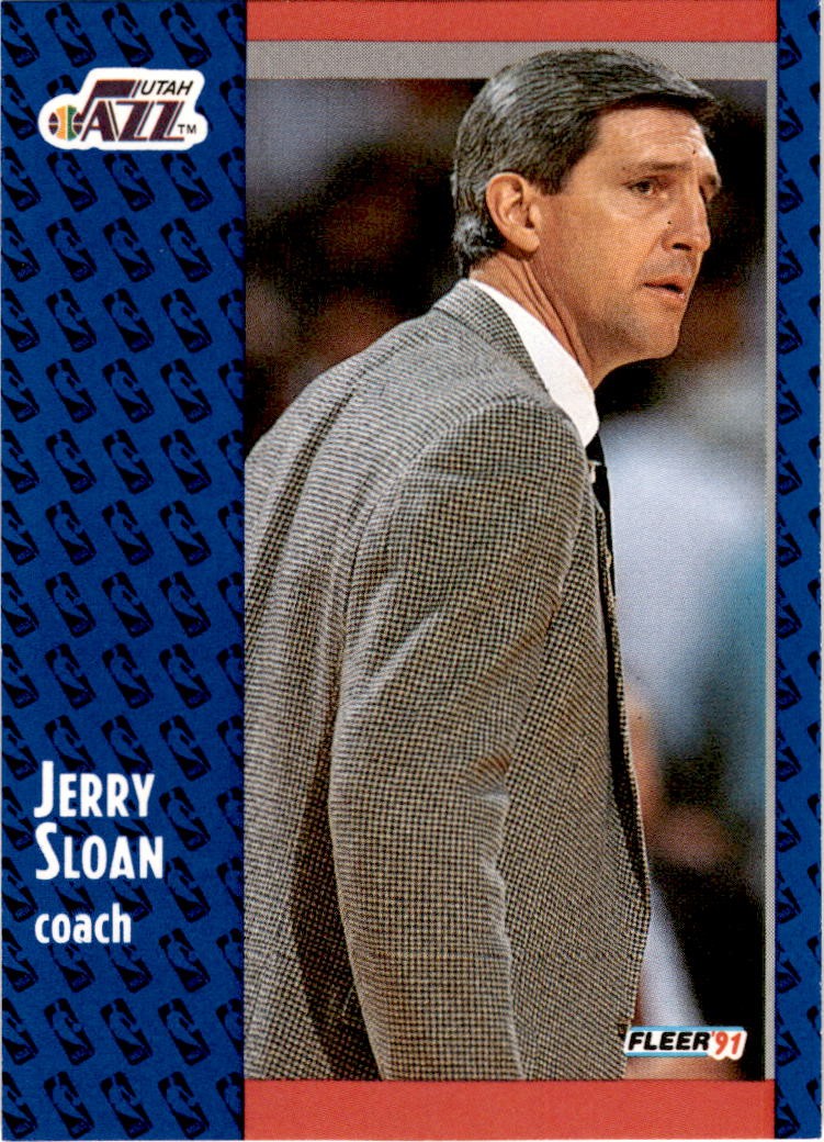 1991-92 Fleer #202 Jerry Sloan