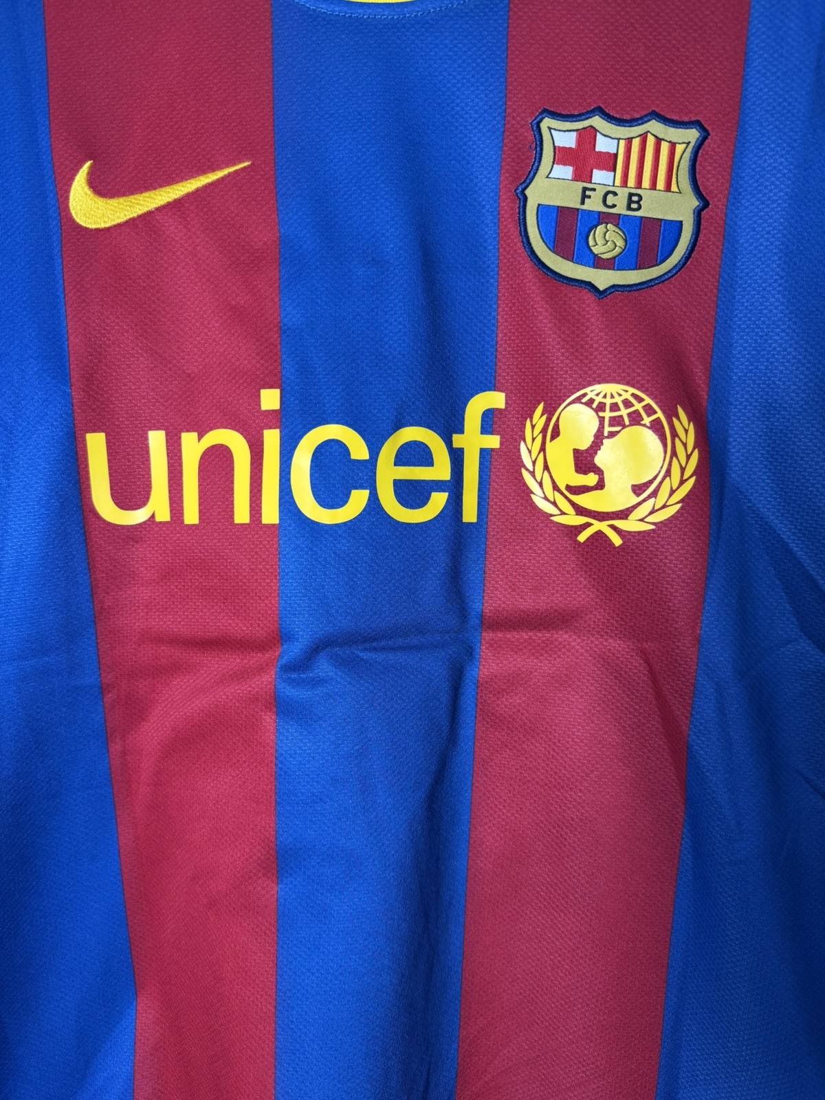 2010/2011 Messi Barcelona Retro Jersey Size Large