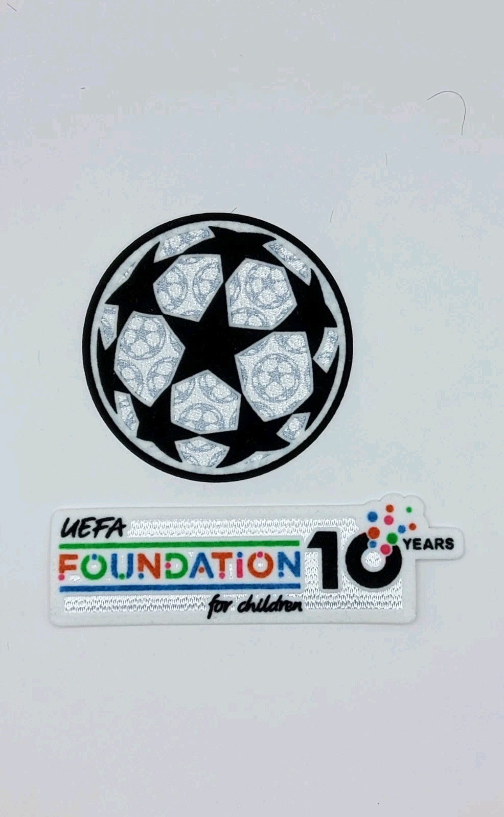 25/26 UEFA Champions League Football Foundation Soccer Kit Sleeve Iron-On Patch
