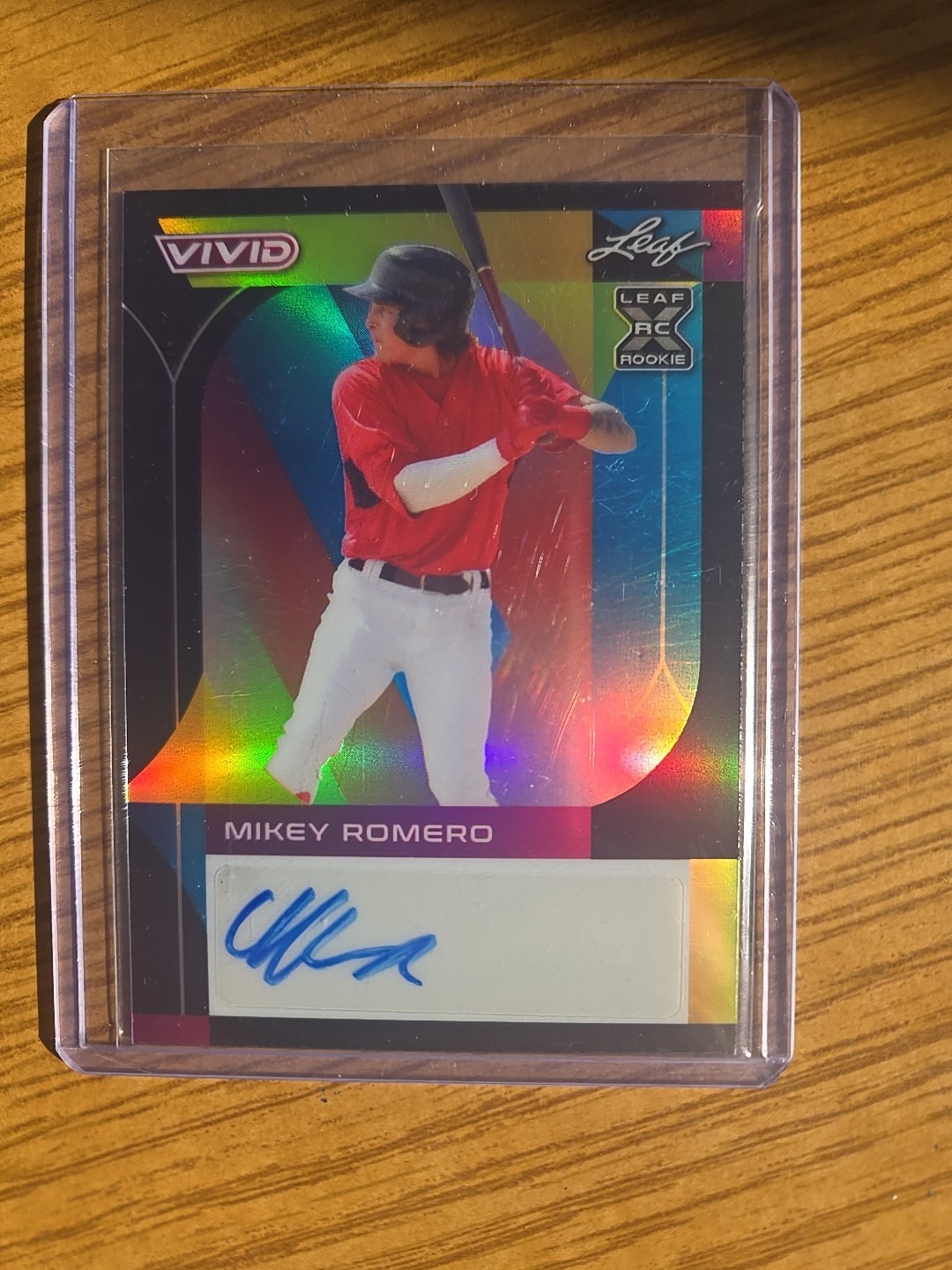2022 Mikey Romero Leaf Vivid Auto /20