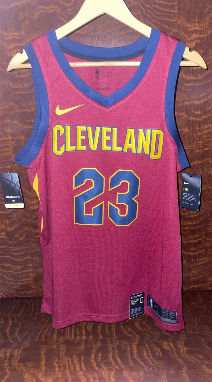 LeBron James Cleveland Cavaliers Nike Icon Finals Swingman Jersey Men’s 2017 NBA
