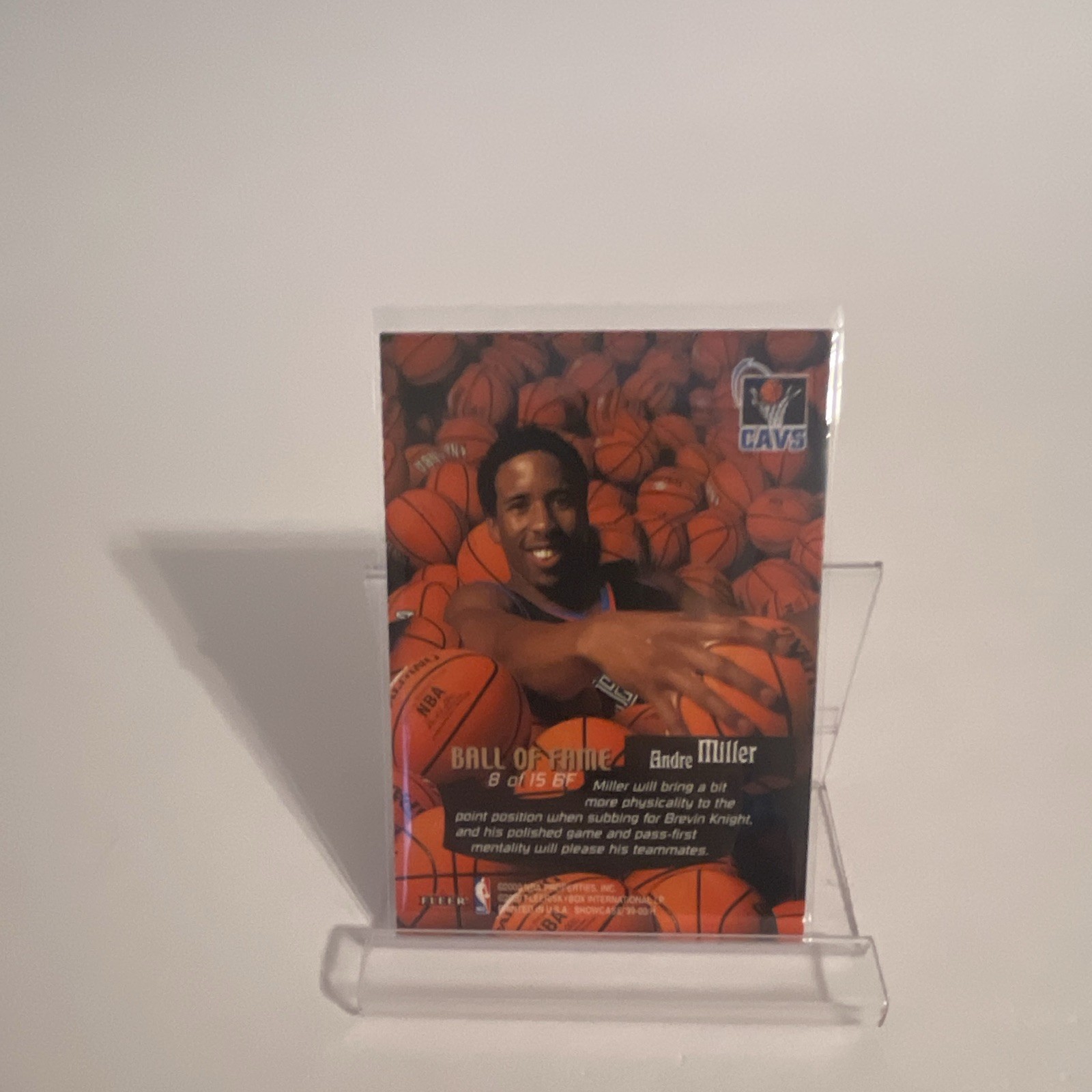 Topps Finest Andre Miller Ball of Fame Insert #2000 NBA Basketball Card