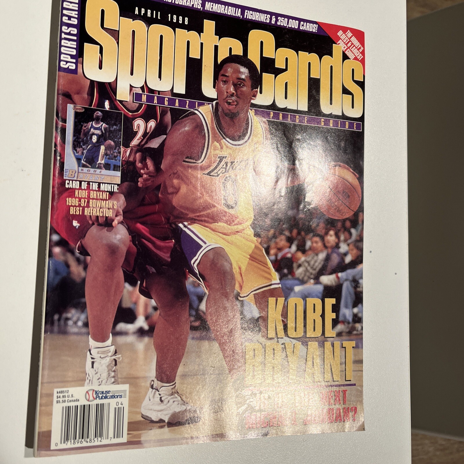 1998 Sports Cards & Price Guide Magazine #151 KOBE BRYANT