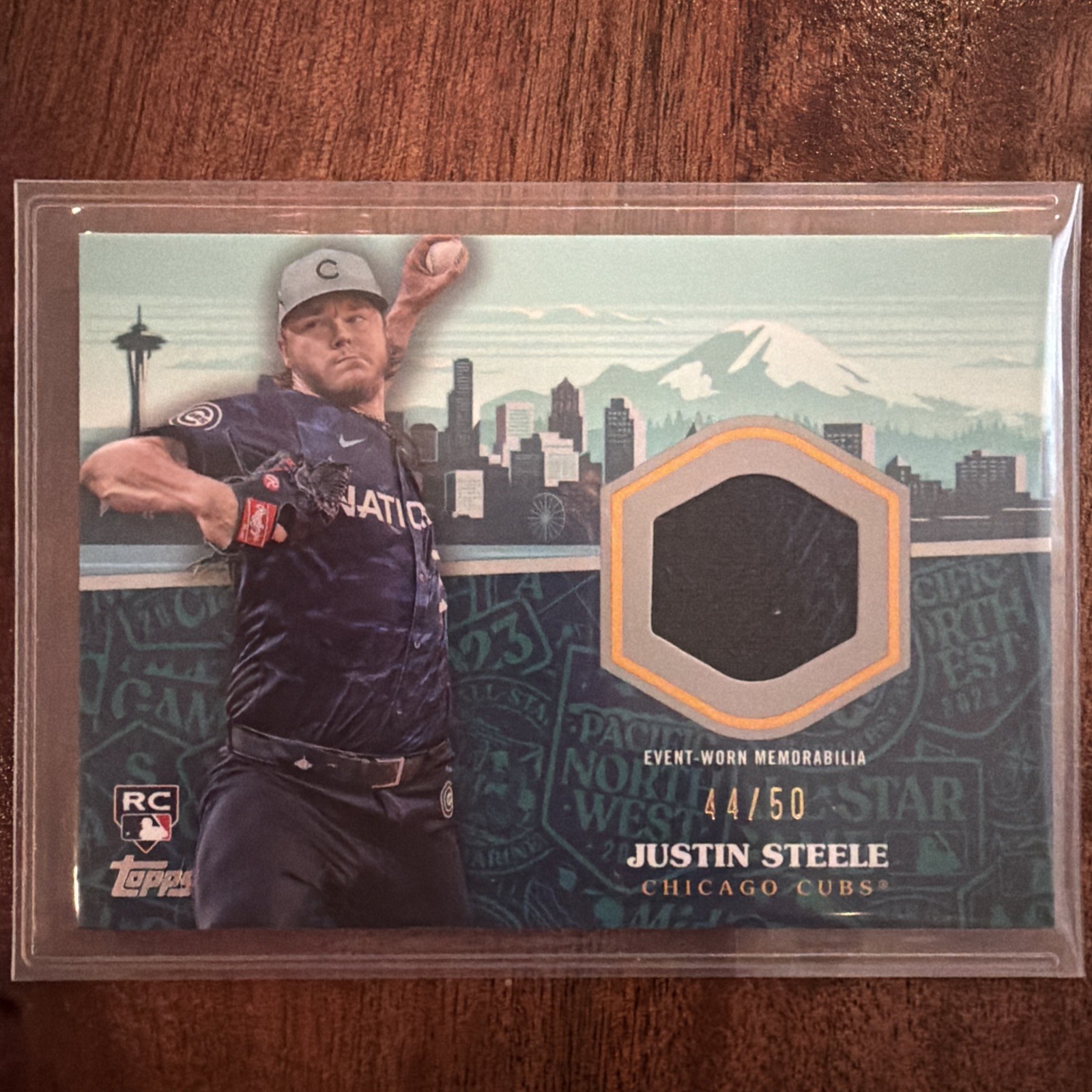 2023 Topps Update Series – All-Star Stitches Justin Steele Silver /50 (RC, MEM)