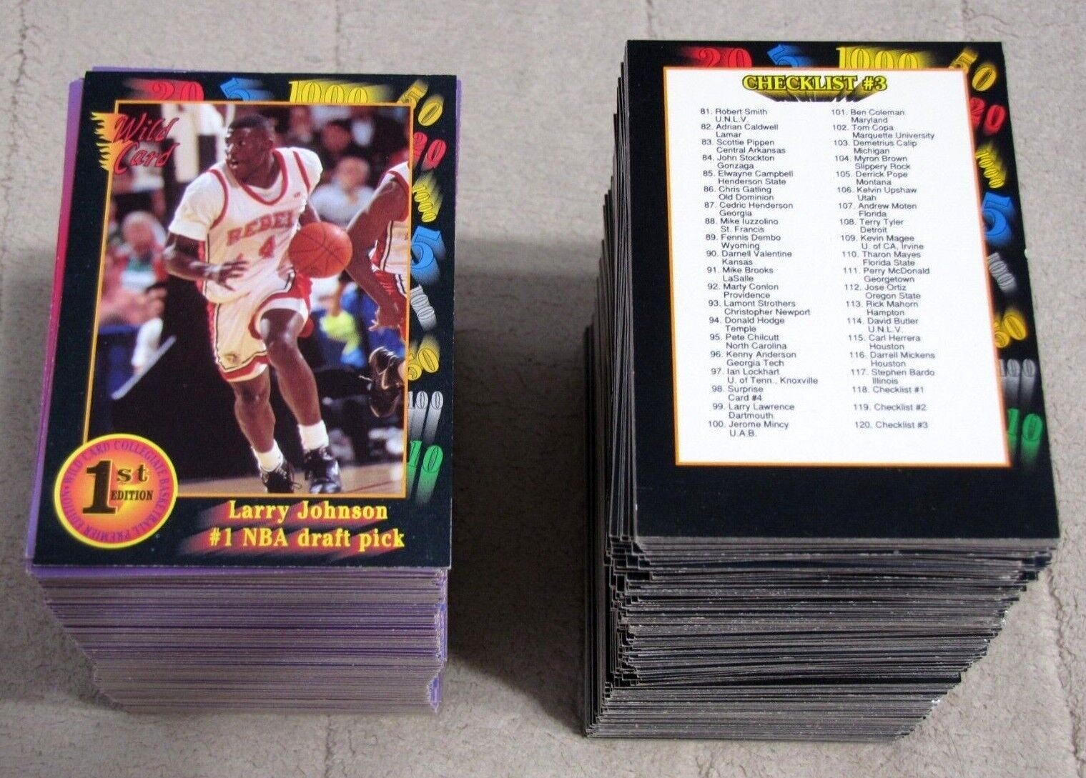 1991-92 Wild Card Basketball (Pick Choose Complete) Free Shipping
