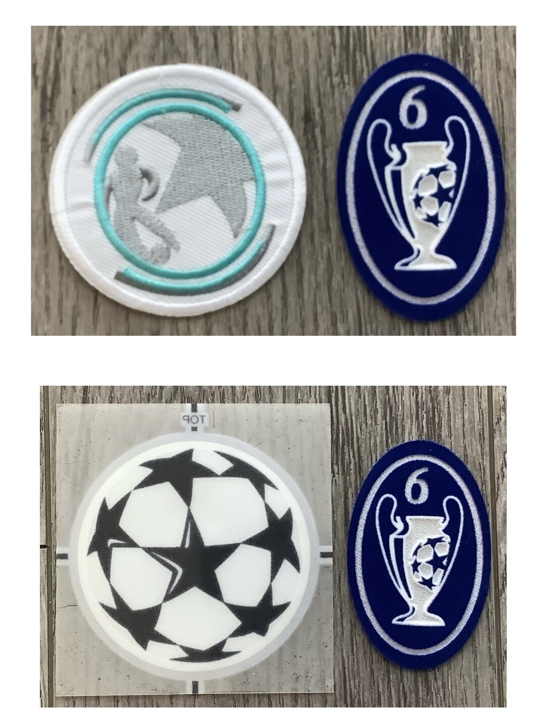 AC Milan UEFA Champions League 2006/07 Starball &SUPER CUP 2003+ BOH 6 Patch Set