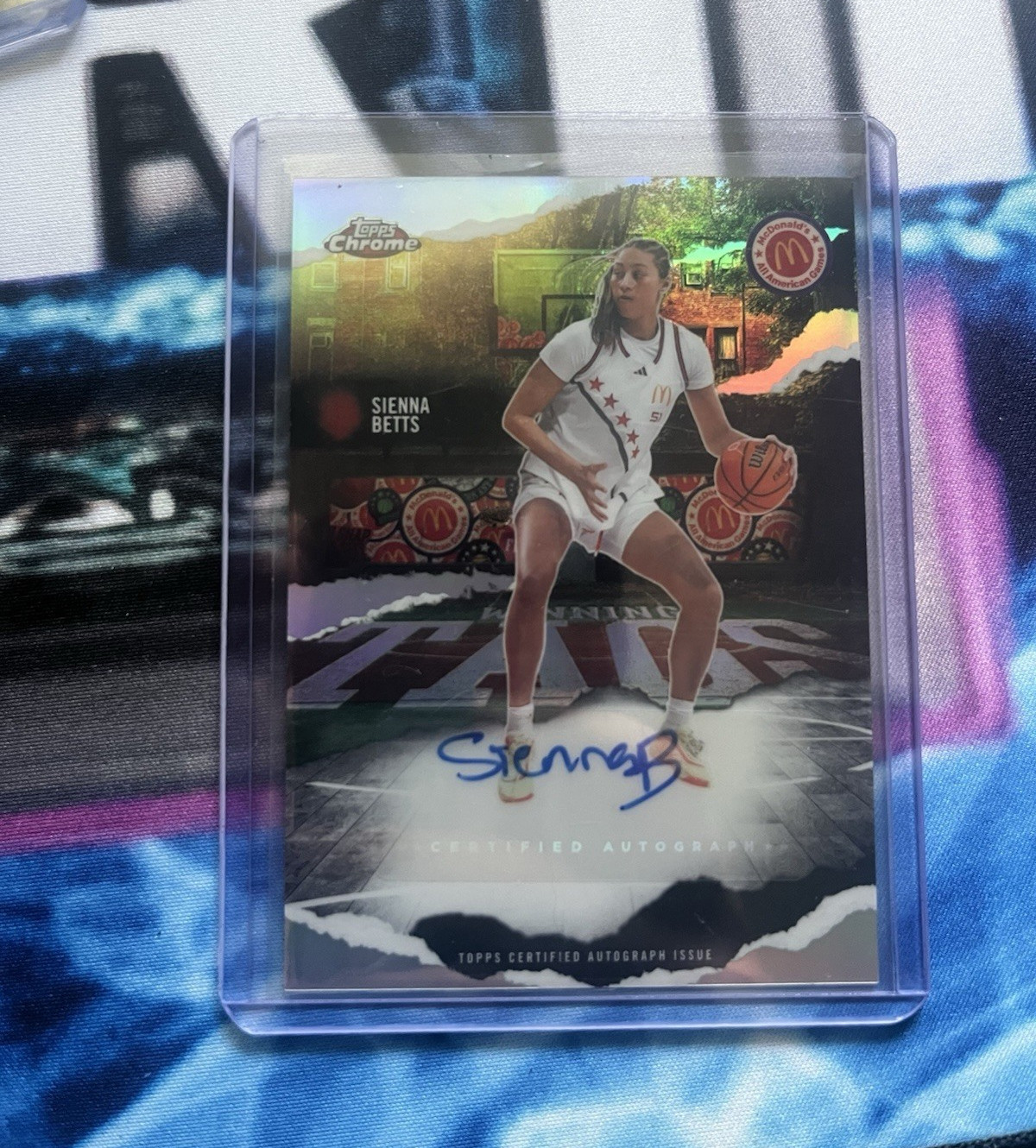Topps 2025 Topps Chrome McDonald’s All American Sienna Betts WT-SB Auto
