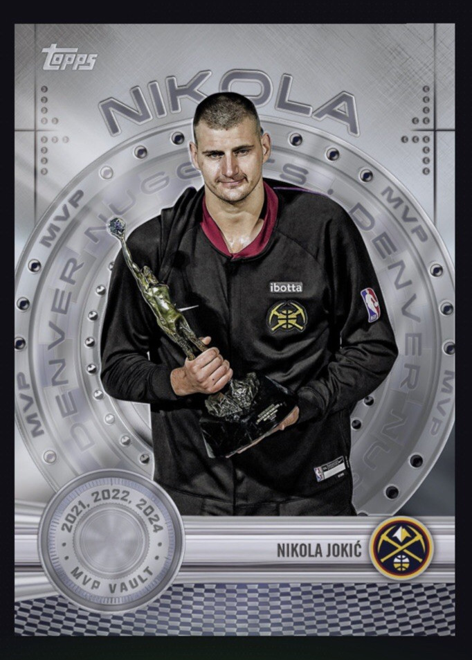 2025-26 Topps NBA Flagship- MVP Vault Base – NIKOLA JOKIC (TOPPS NBA DigitaICard