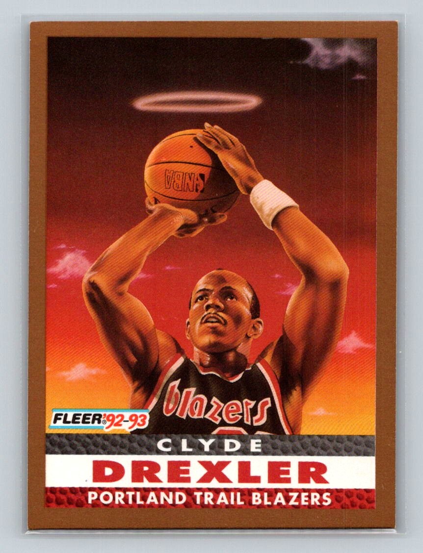 1992-93 Fleer #250 Clyde Drexler