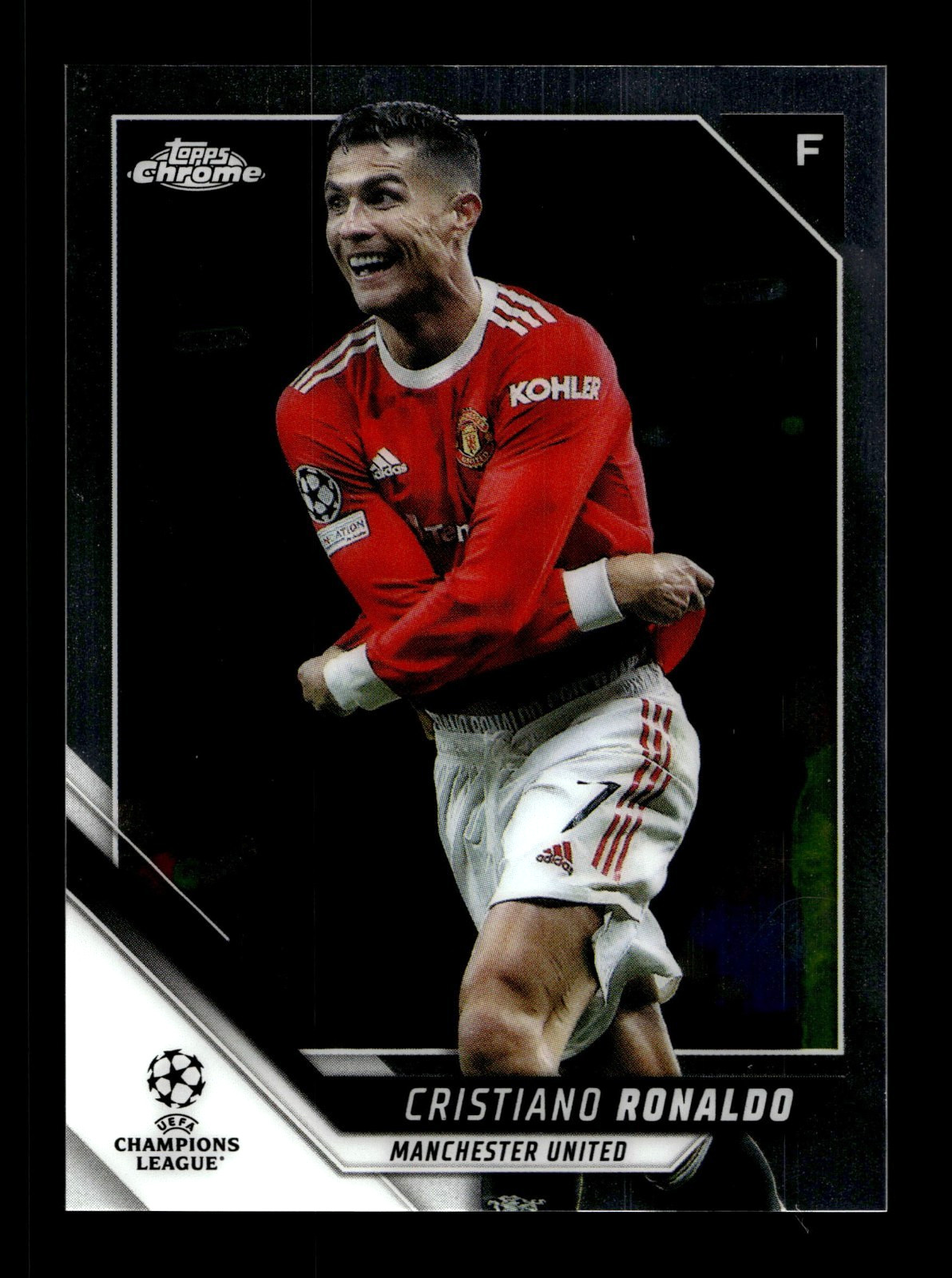 2021-22 Topps Chrome UEFA Champions UCL #10 Cristiano Ronaldo