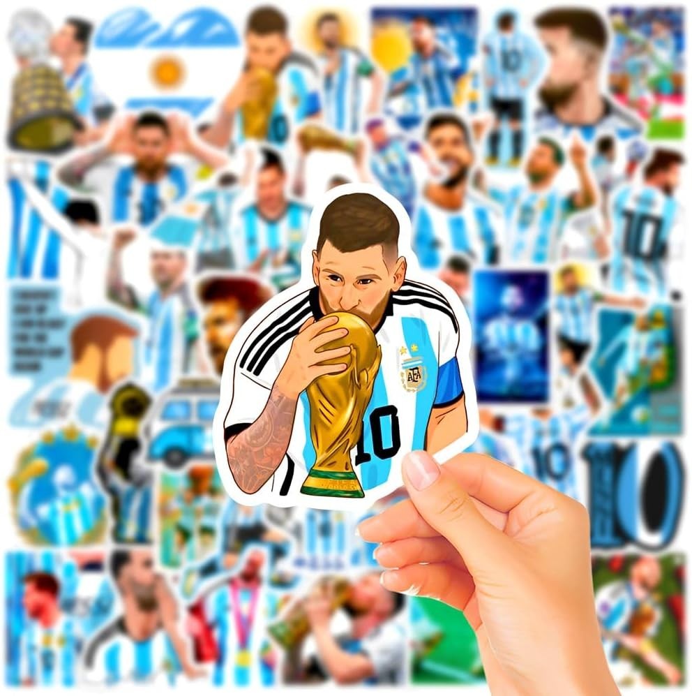 50PCS Messi Waterproof Stickers – Perfect for Crafts, Gifts & Personalization