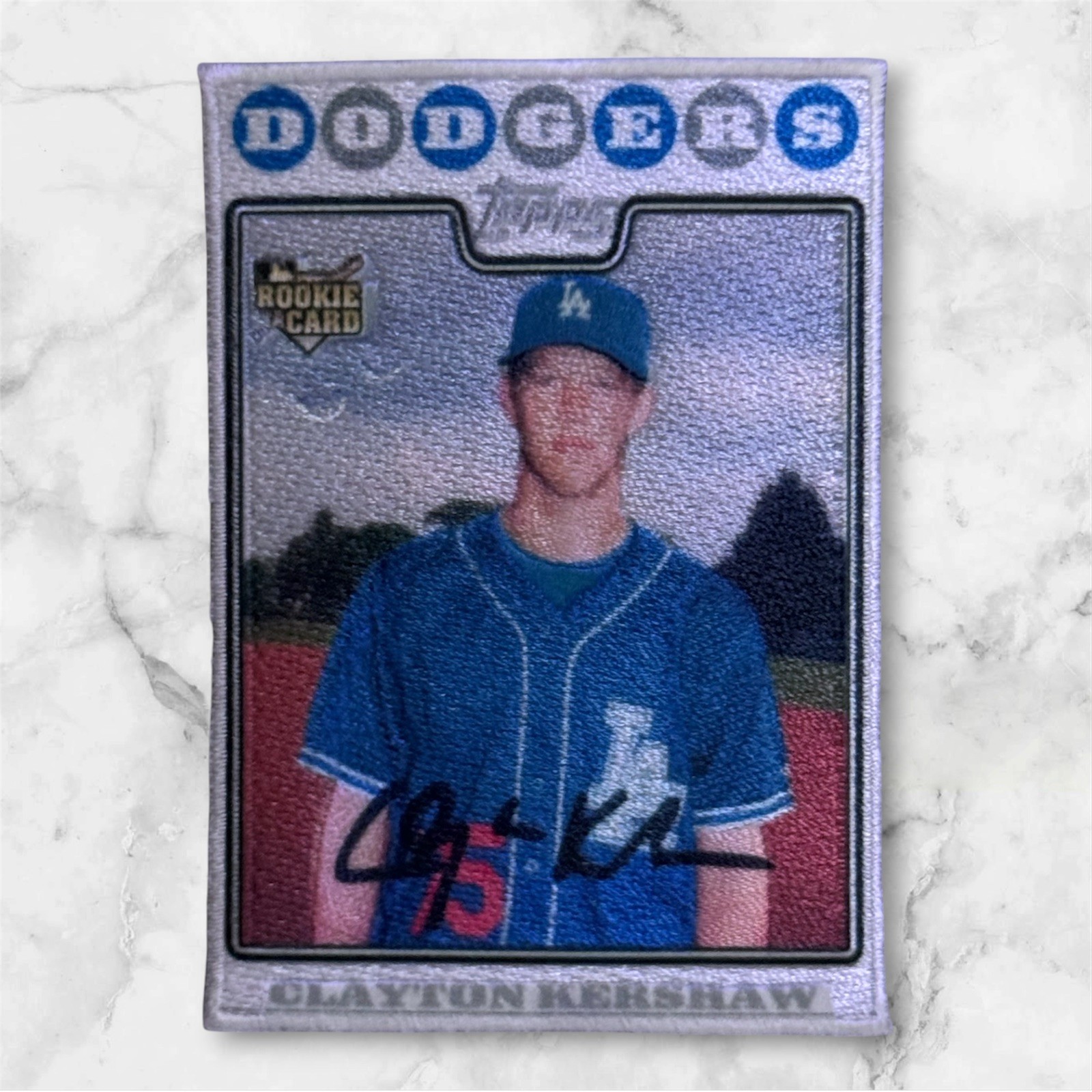 Clayton Kershaw 2008 Topps Update Cloth Rookie RC SSP RARE