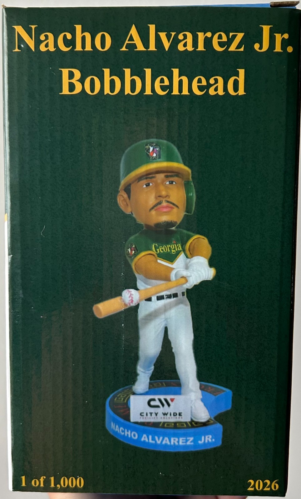 Nacho Alvarez Jr. Rome Emperors Bobblehead 6/20/26 1 of 1,000