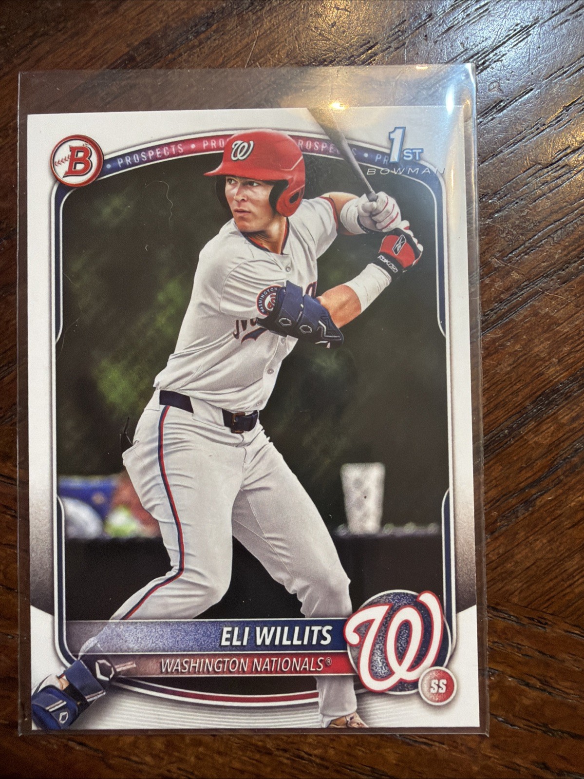 2025 Bowman Draft Eli Willits 1st Bowman Paper Base #BD-1 Nationals