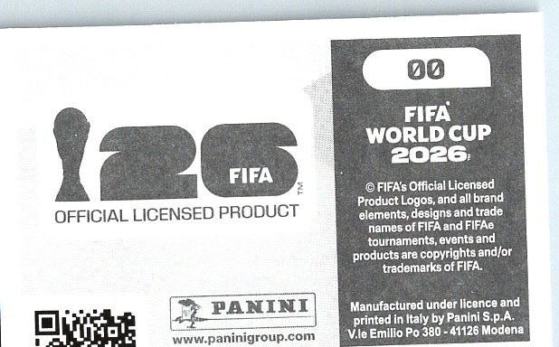 2026 Panini FIFA World Cup Stickers #00 Panini Logo FOIL