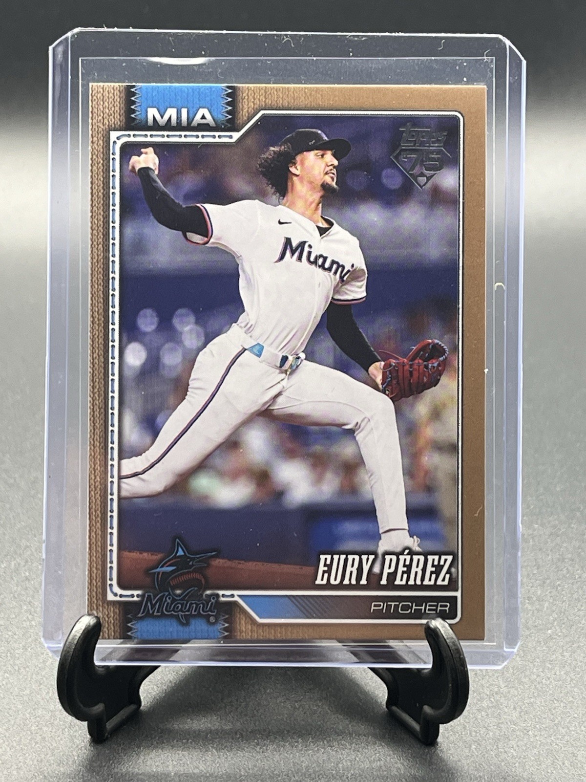 2026 Topps Series 1 – Eury Perez #285 Gold /2026 – Marlins