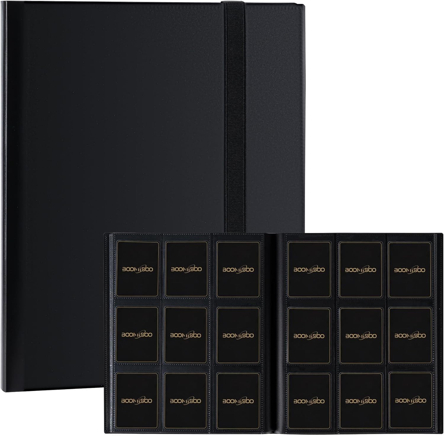 Toploader Binder, Holds 288 Toploaders, 9 Pocket Top Loader Binders