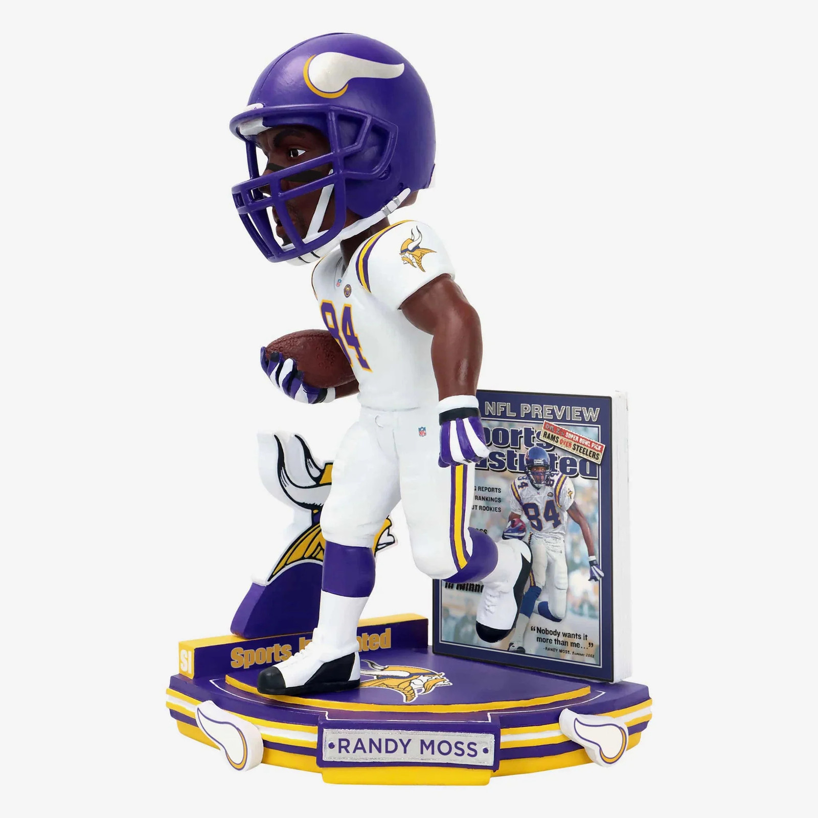 Randy Moss Minnesota Vikings Changes Attitude Sports Illustrated Bobblehead NFL