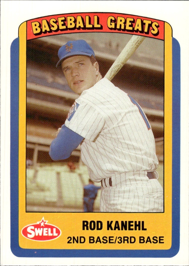 1990 Swell Baseball Greats #44 Rod Kanehl New York Mets