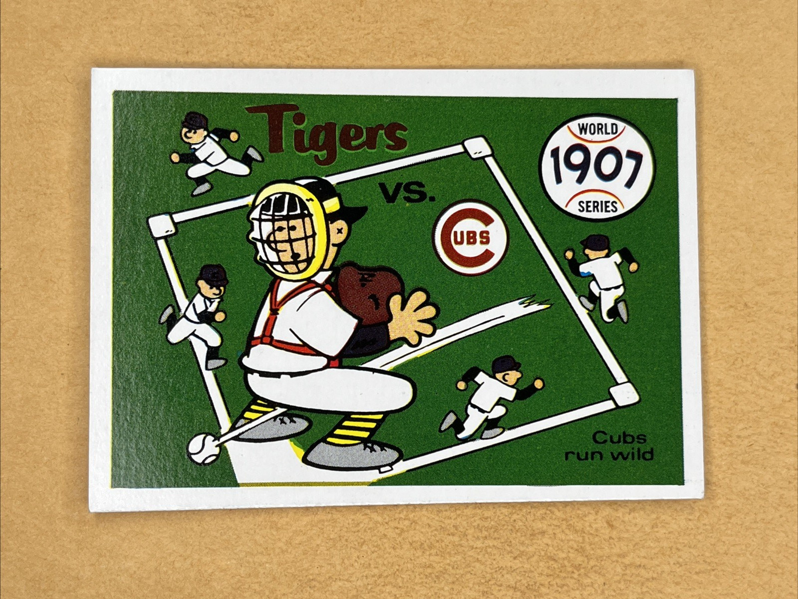 1970 Fleer Laughlin World Series #4 1907 Detroit Tigers vs. Chicago Cubs