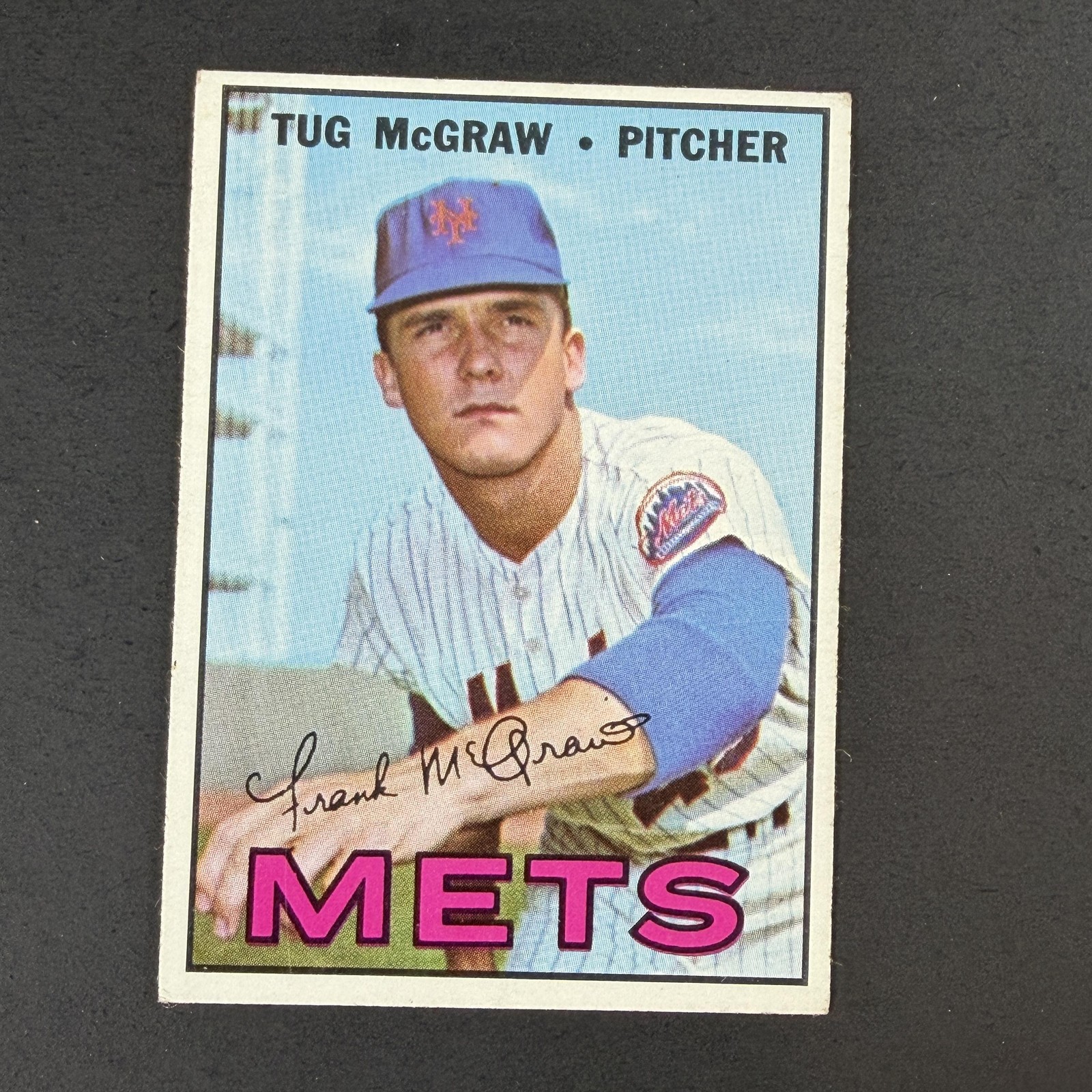 1967 Topps #348 Tug McGraw New York Mets VG-EX