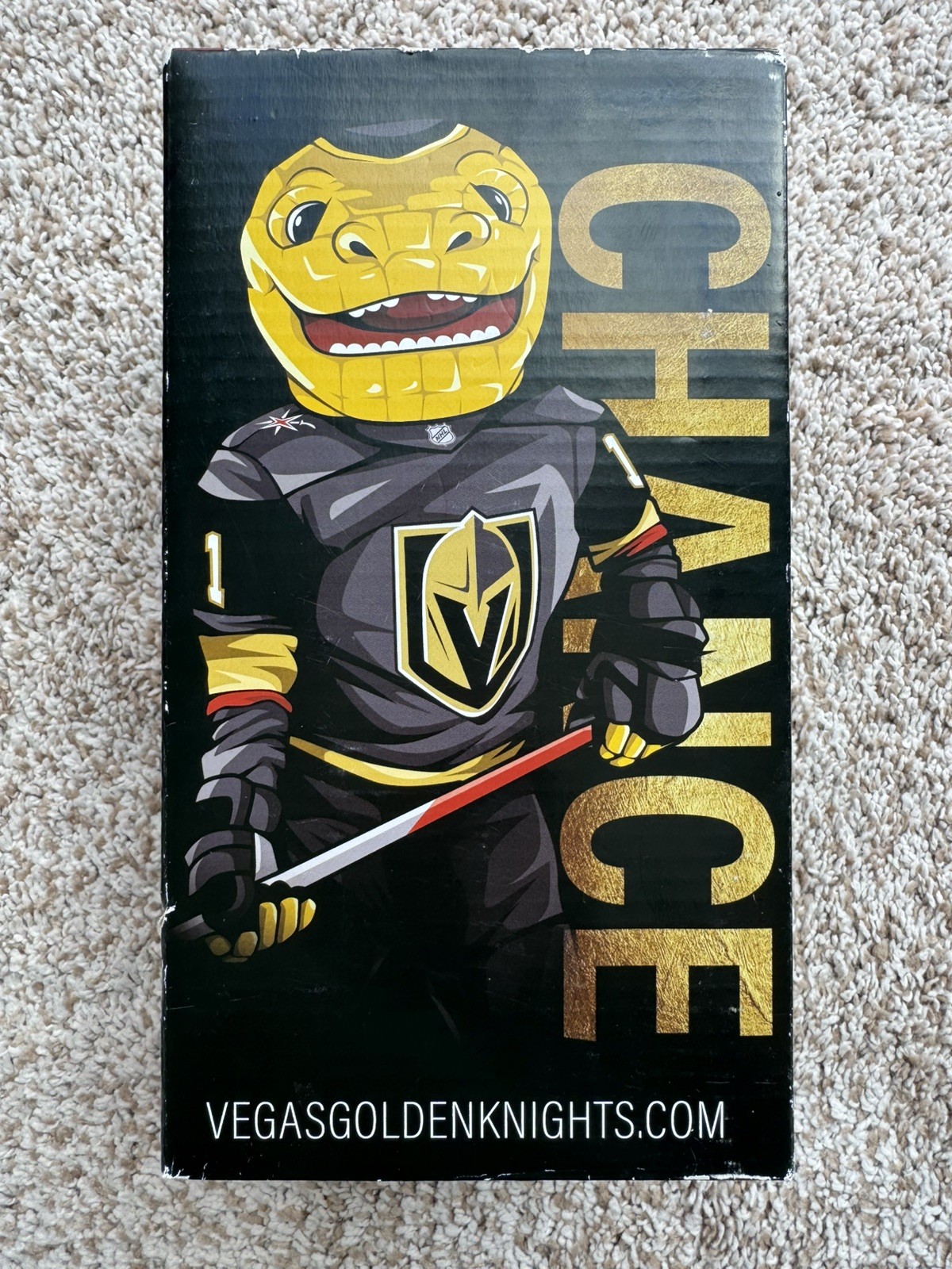 Vegas Golden Knights – Mascot Chance Bobblehead SGA (2/19/2018) – Mint – In Box