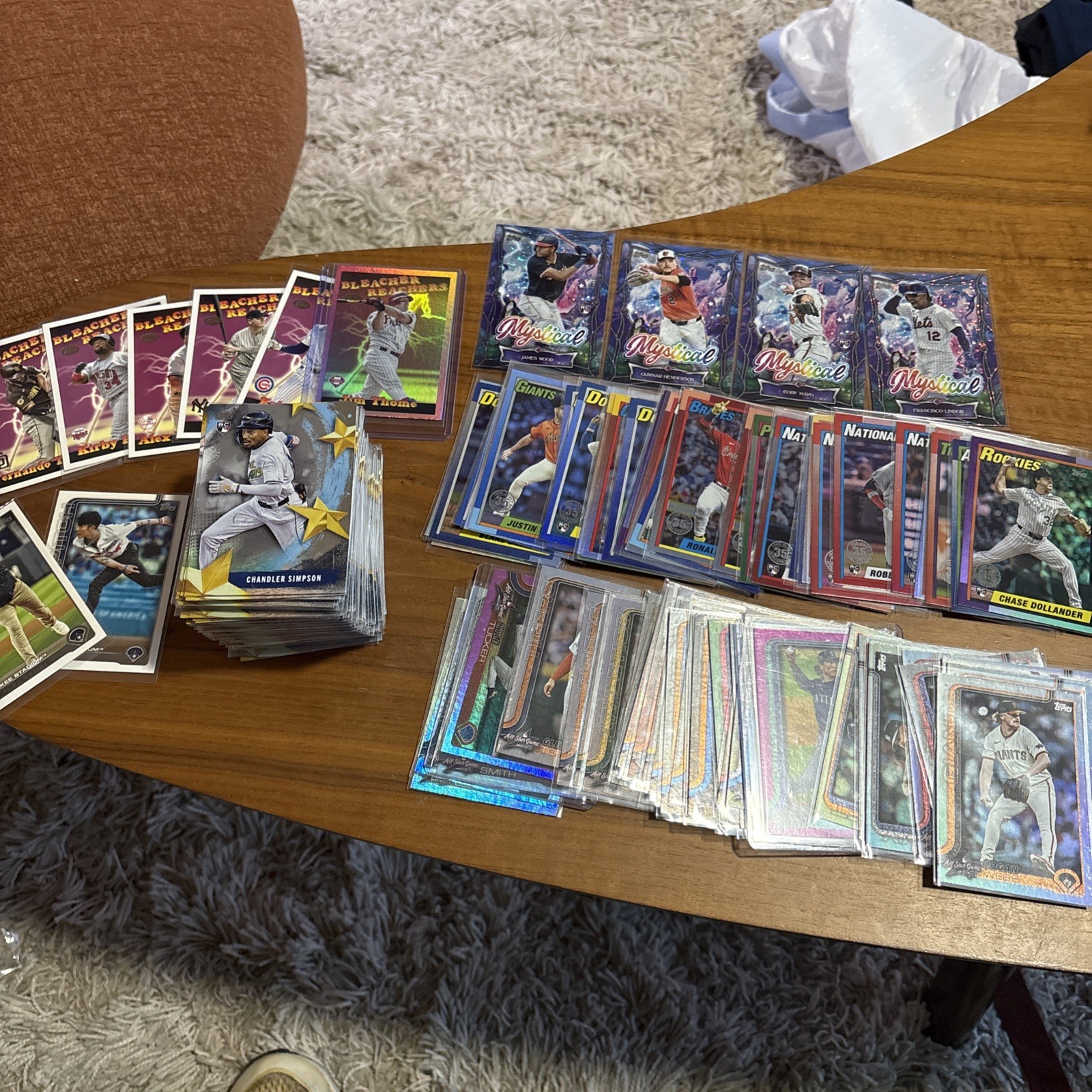 2025 Topps Update Series Baseball LOT of 200+ Insert Cards – See Photos