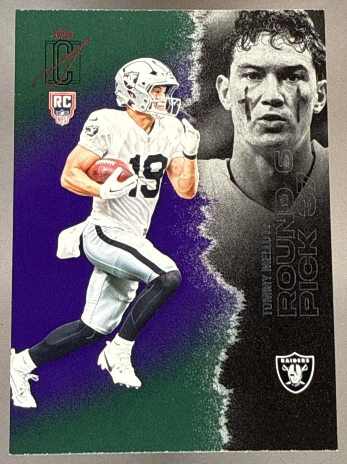 2025 Topps Signature Class Tommy Mellott #236 Rookie Green & Purple Foil RC