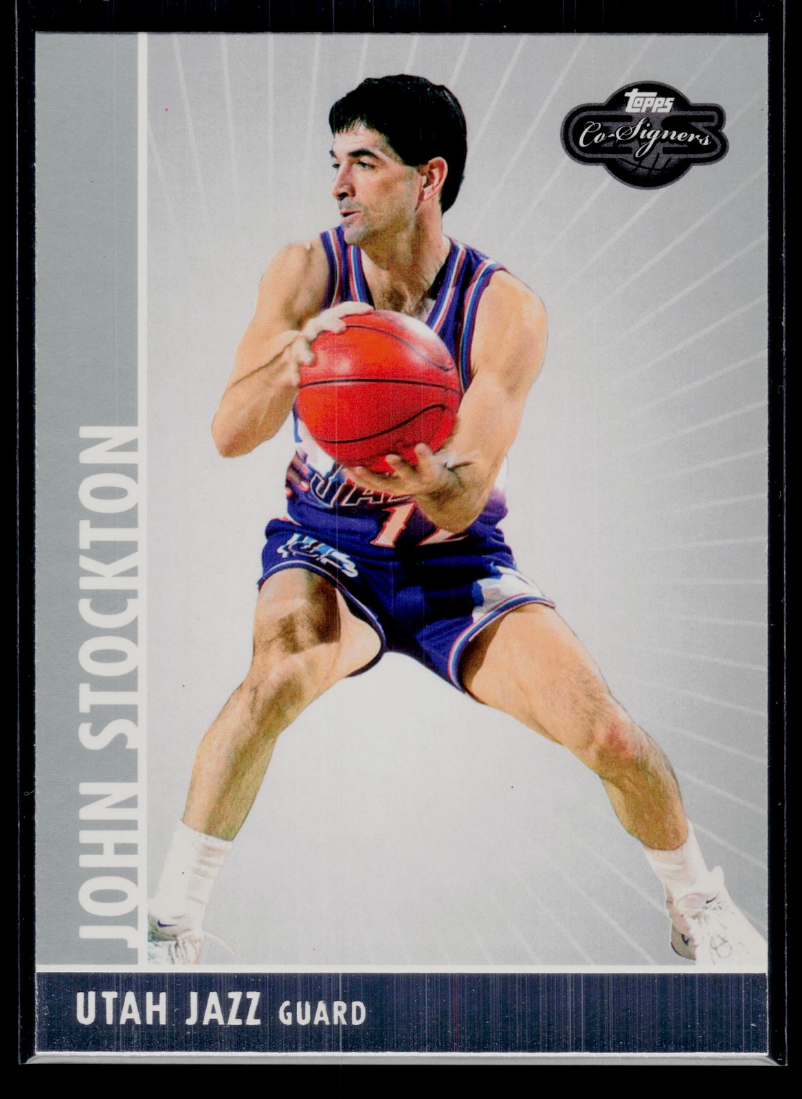 John Stockton 2008-09 Topps Co-Signers #94 Utah Jazz