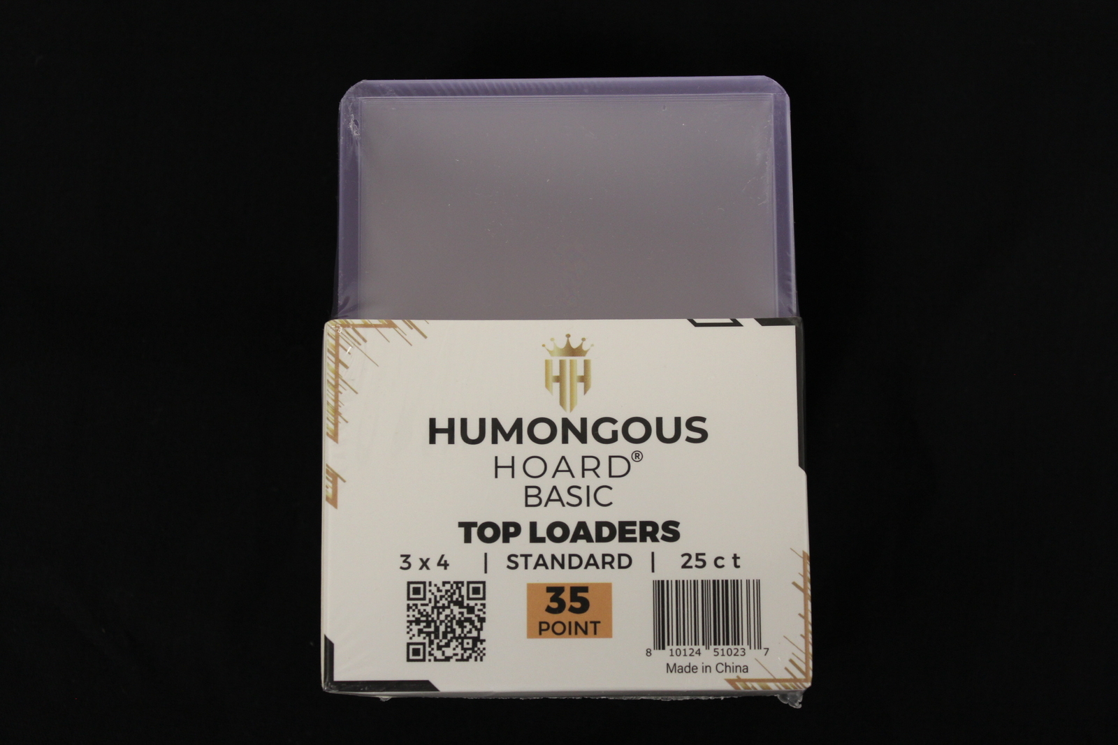 (25) Humongous Hoard 3″ x 4″ Basic 35Pt Top Loaders Pack