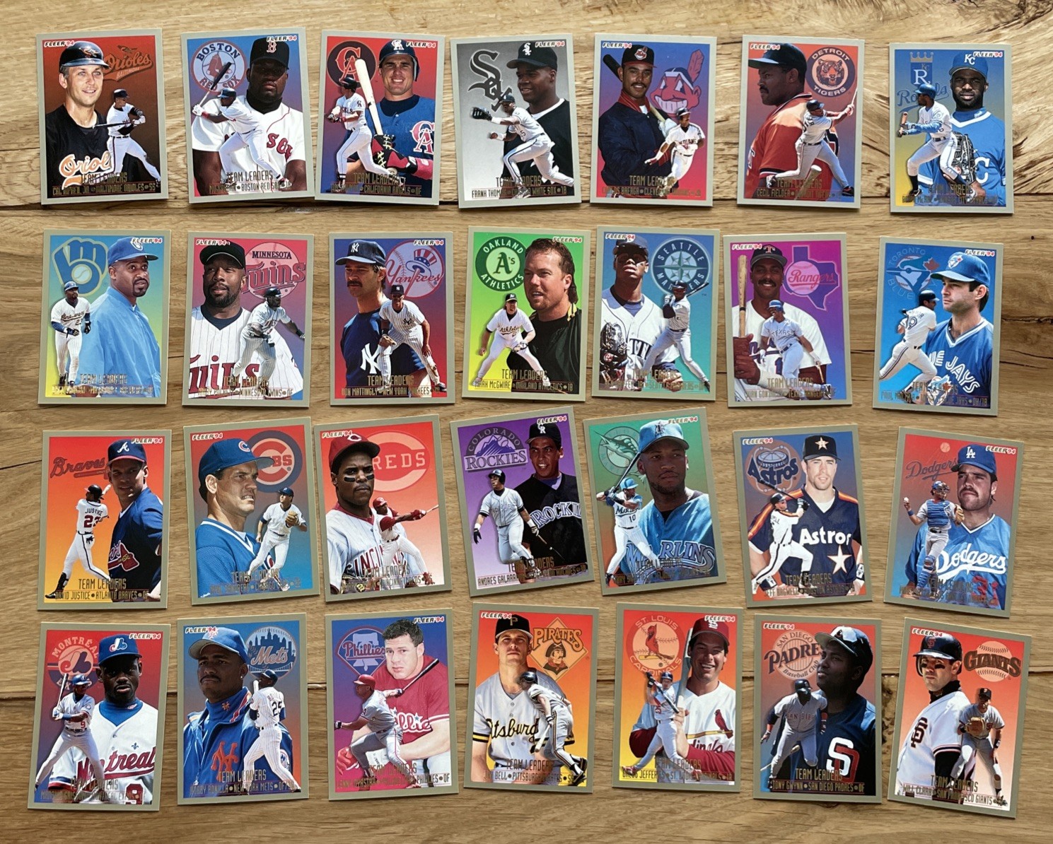 1994 FLEER TEAM LEADERS Complete Your Set! You Pick! INSERTS Choose to Finish