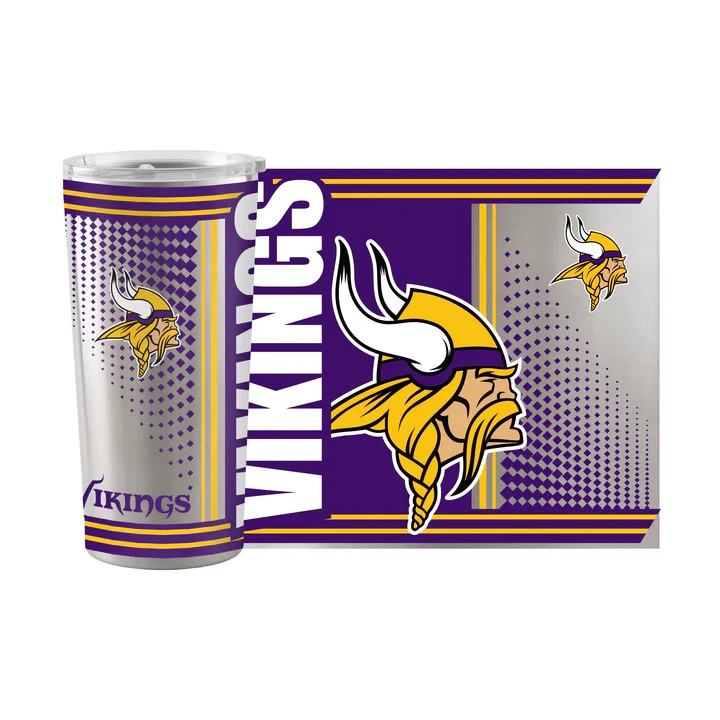 Minnesota Vikings Hero 20oz Stainless Insulated Tumbler NFL BRAND NEW FREE SHIP