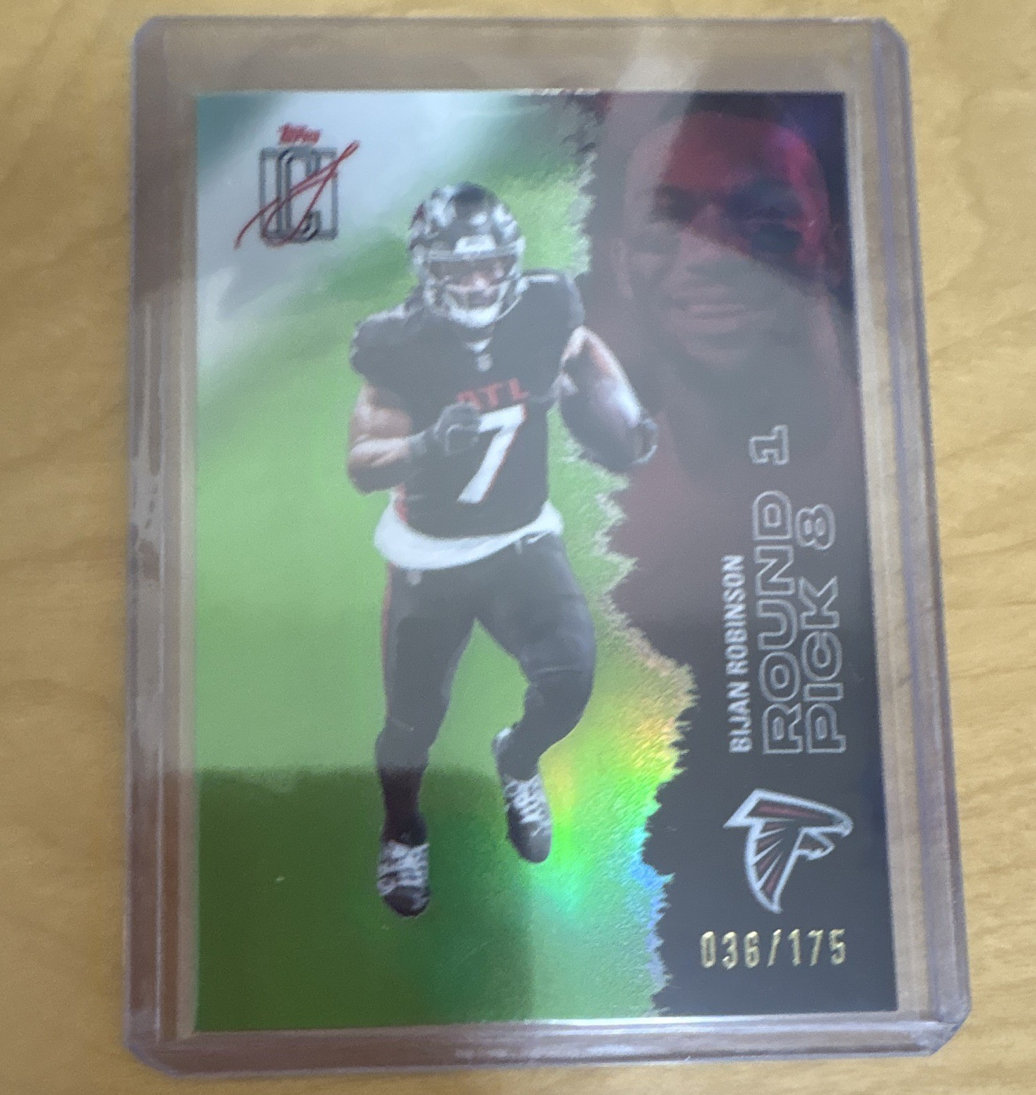 Topps Signature Class 2025 Bijan Robinson #4 Auto Atlanta Falcons 036/175