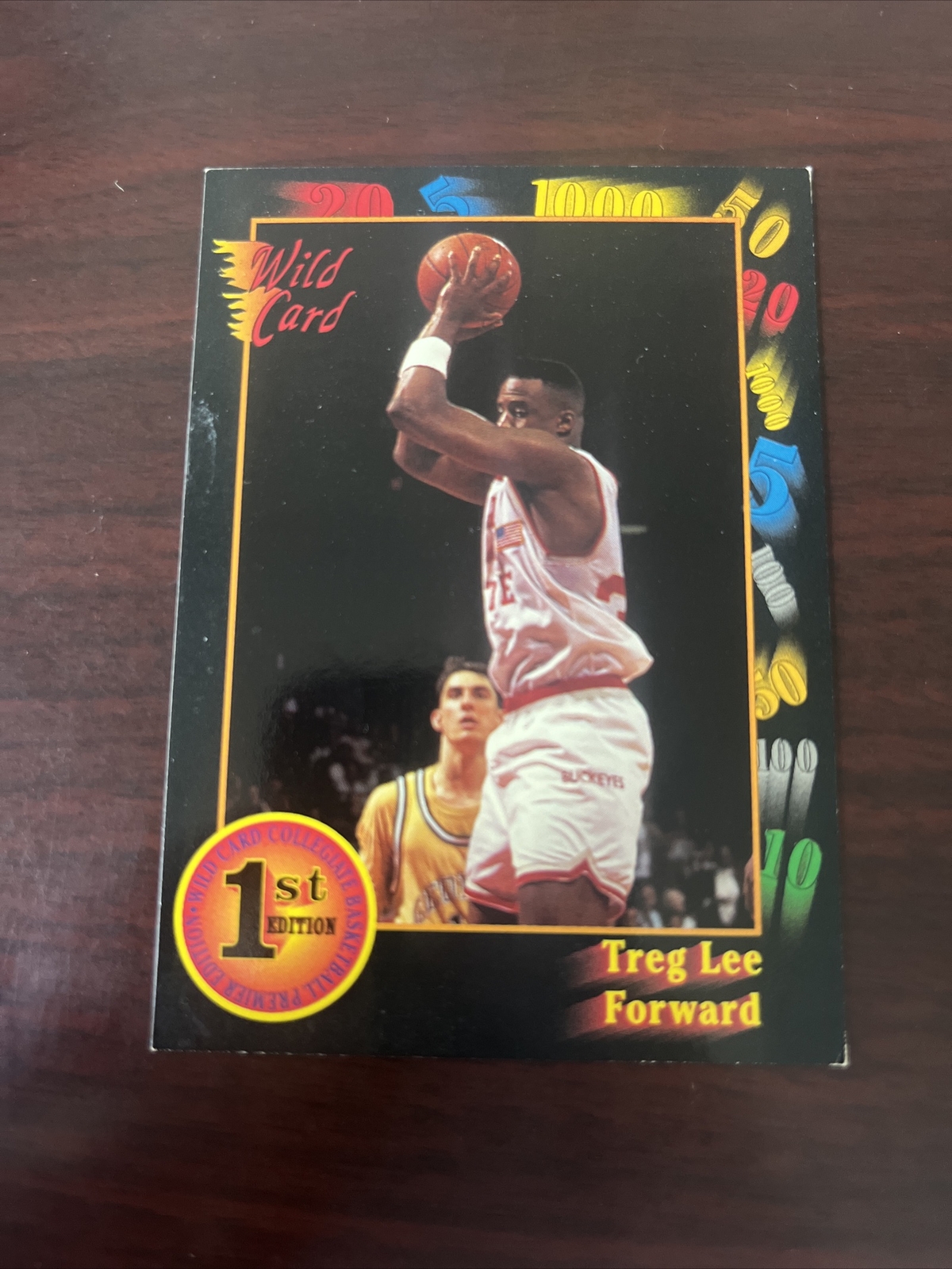 1992 Wild Card Treg Lee #49 Ohio State Buckeyes