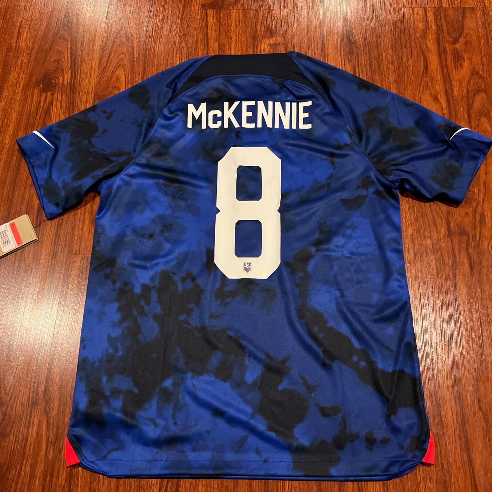 2022 Men’s Nike United States Weston McKennie Away Soccer Jersey Large L USMNT