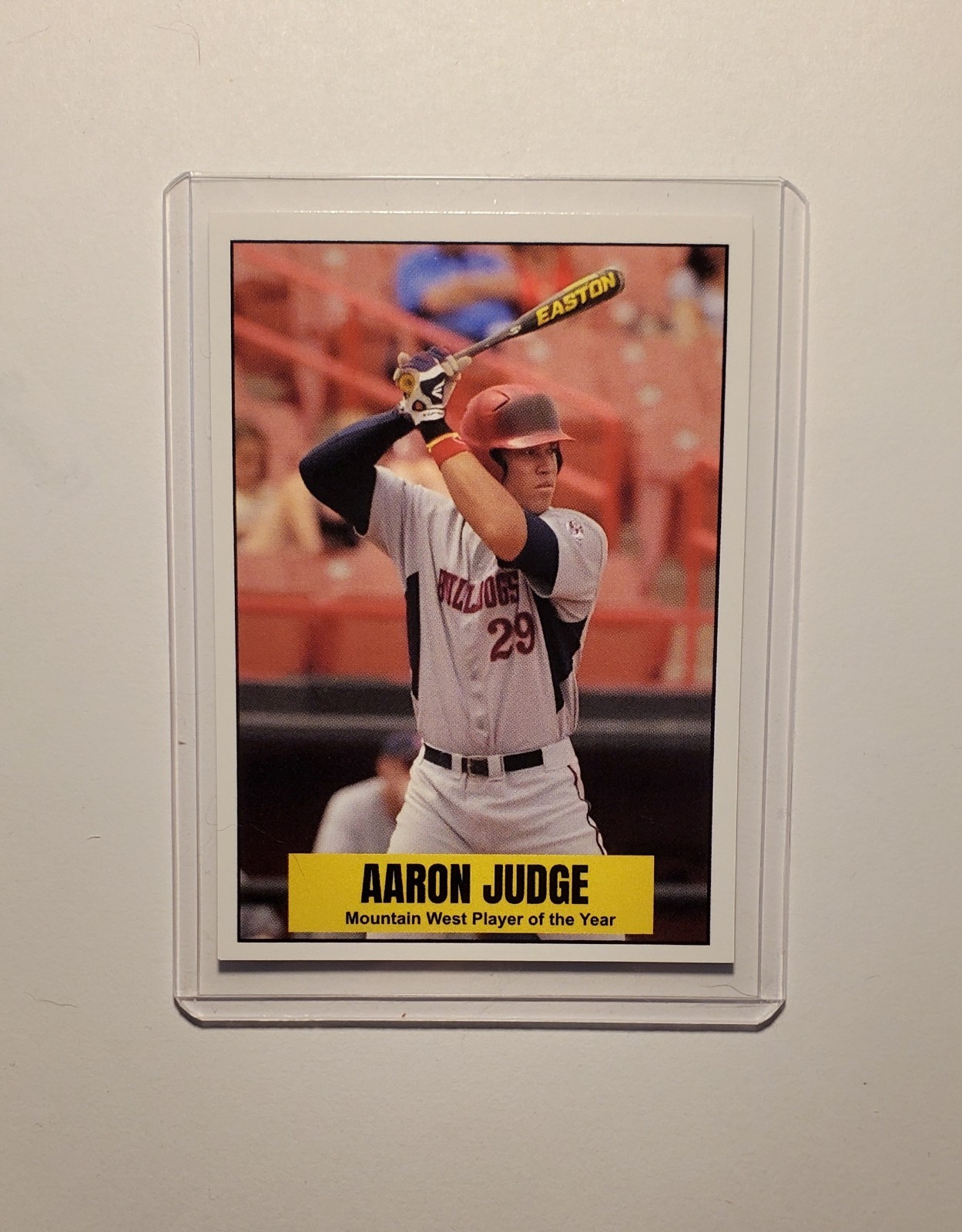 2013 Collegiate Player Of Year Rookie AARON JUDGE New York Yankees